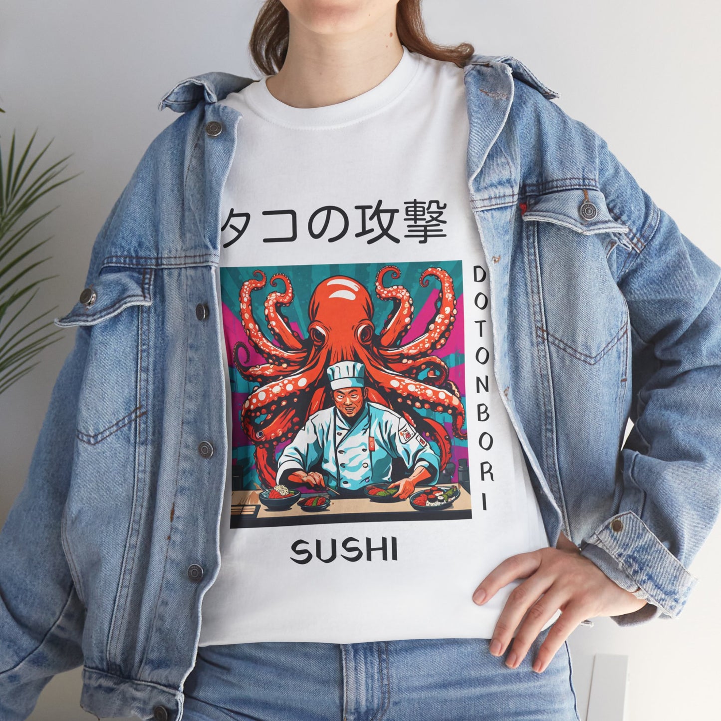 Octopus Escape Sushi Chef - Flashlander Gym Shirt