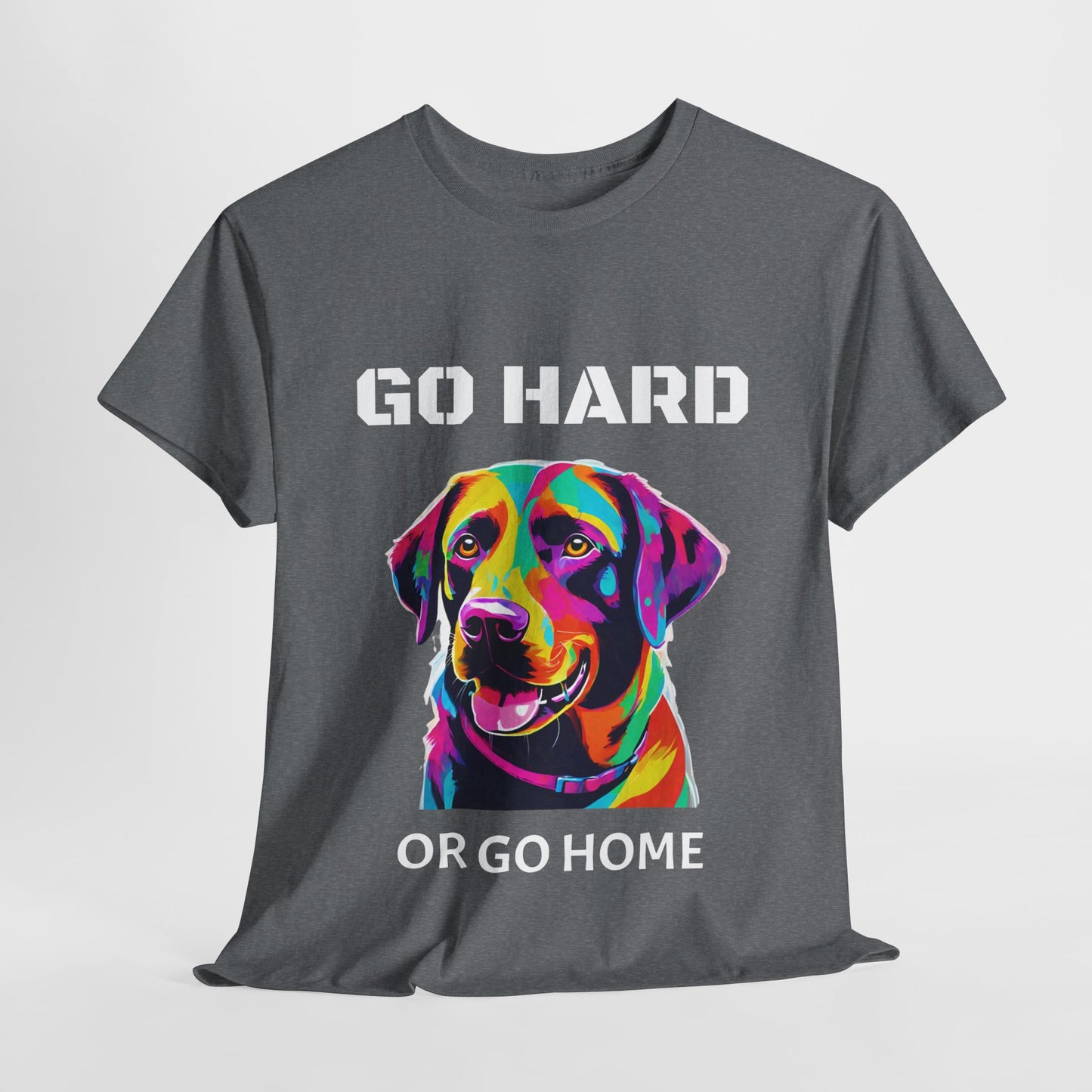 Labrador Retriever Dog Pop Art  - Go Hard Or Go Home Flashlander Gym Shirt