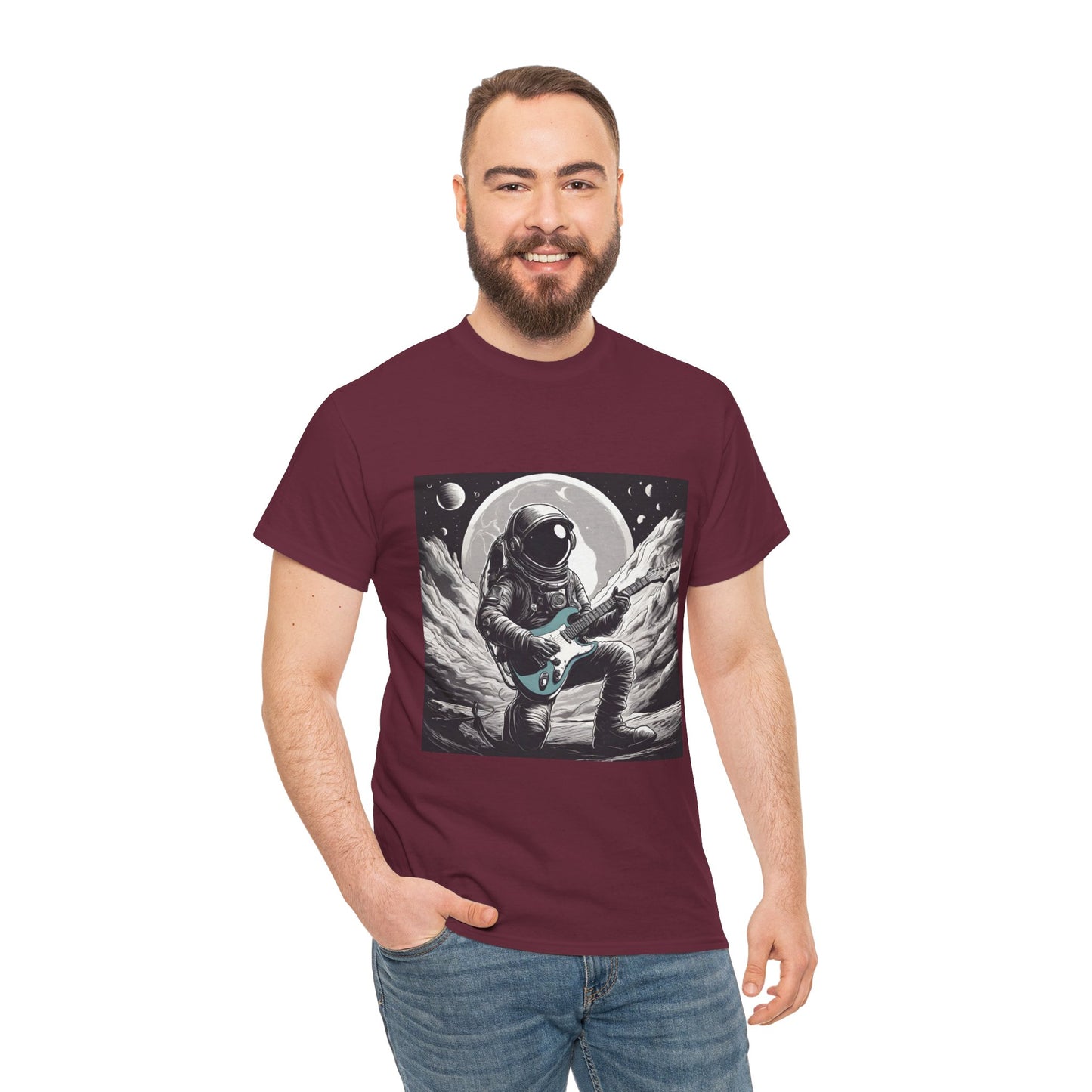 Galactic Jam Rockstar Astronaut Flashlander Gym Shirt