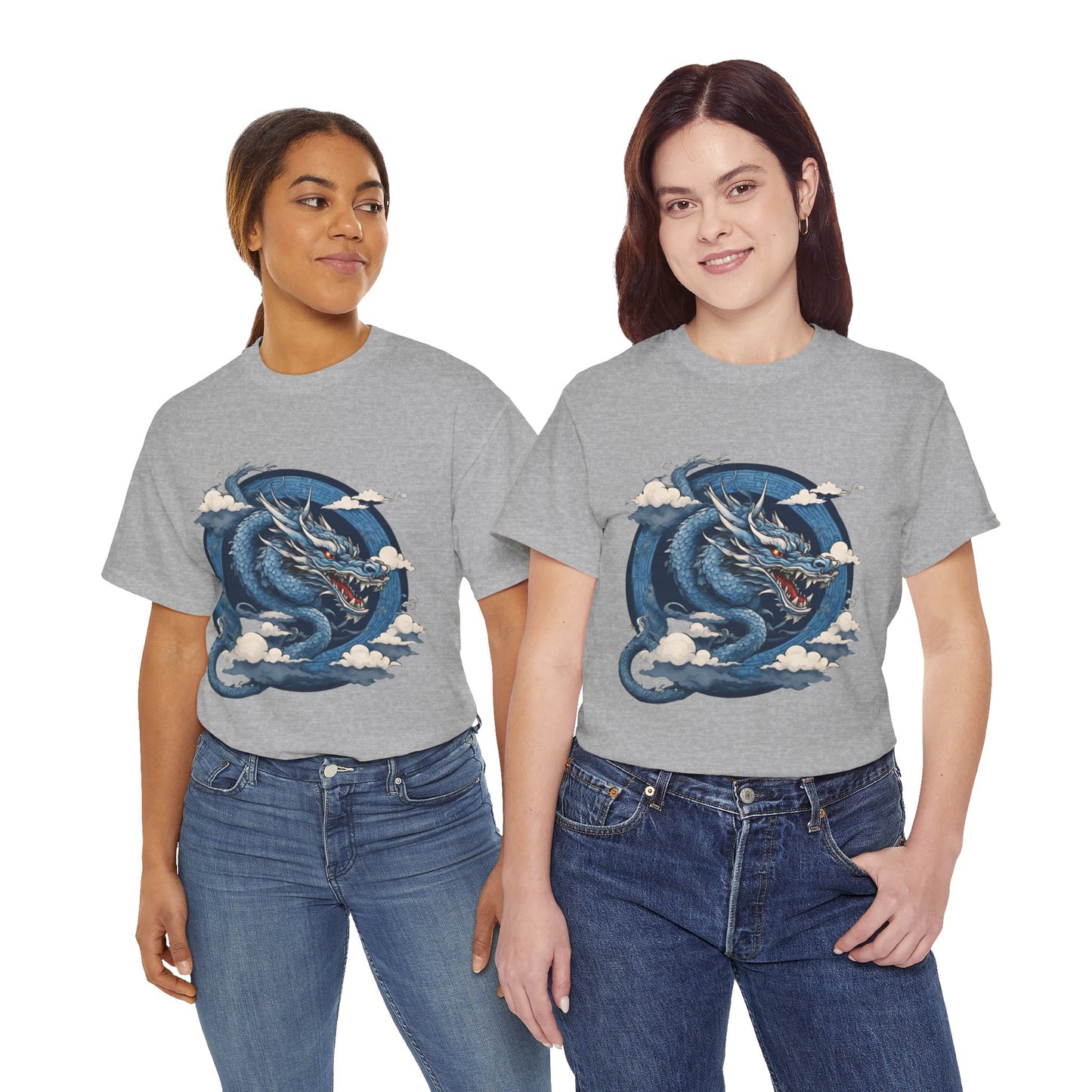 Dragon bleu japonais - T-shirt de sport Flashlander