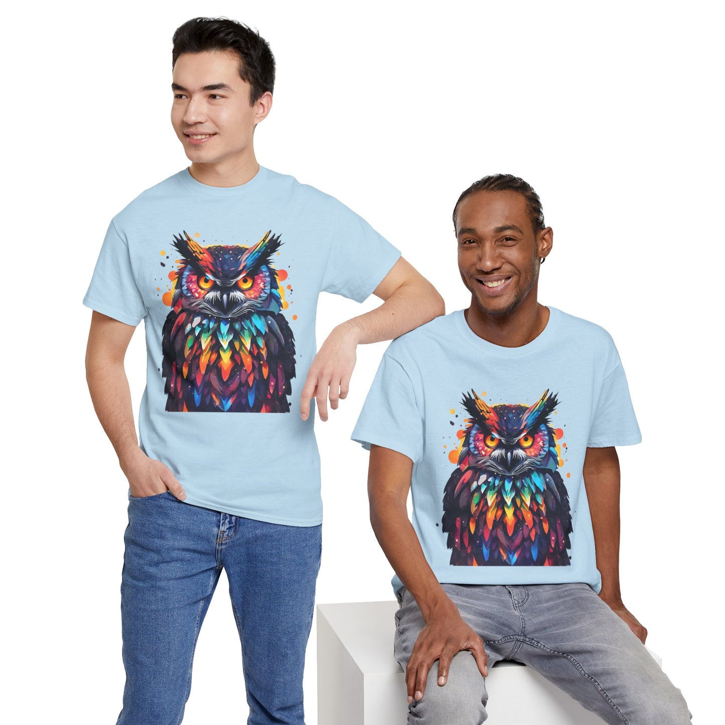 Owl Feathered Symphony Flashlander Gym Shirt