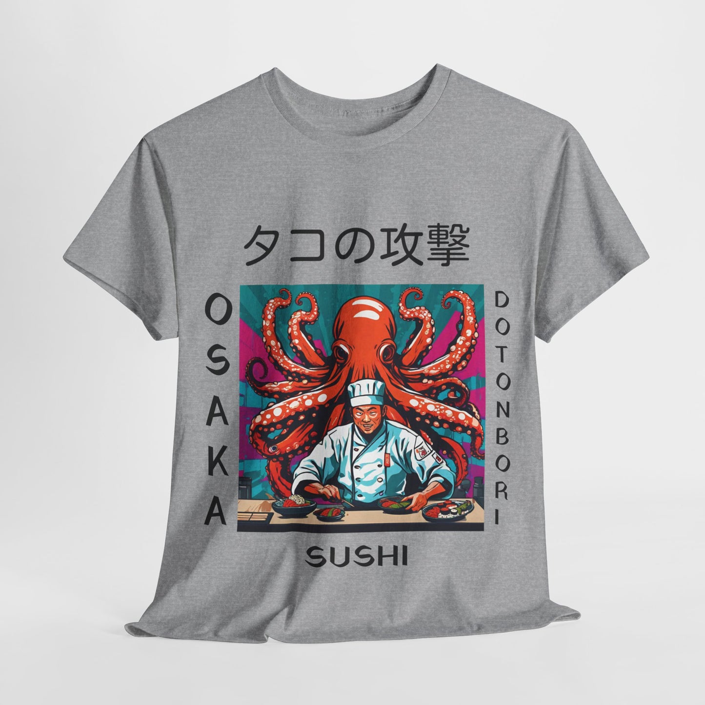 Octopus Escape Sushi Chef - Flashlander Gym Shirt