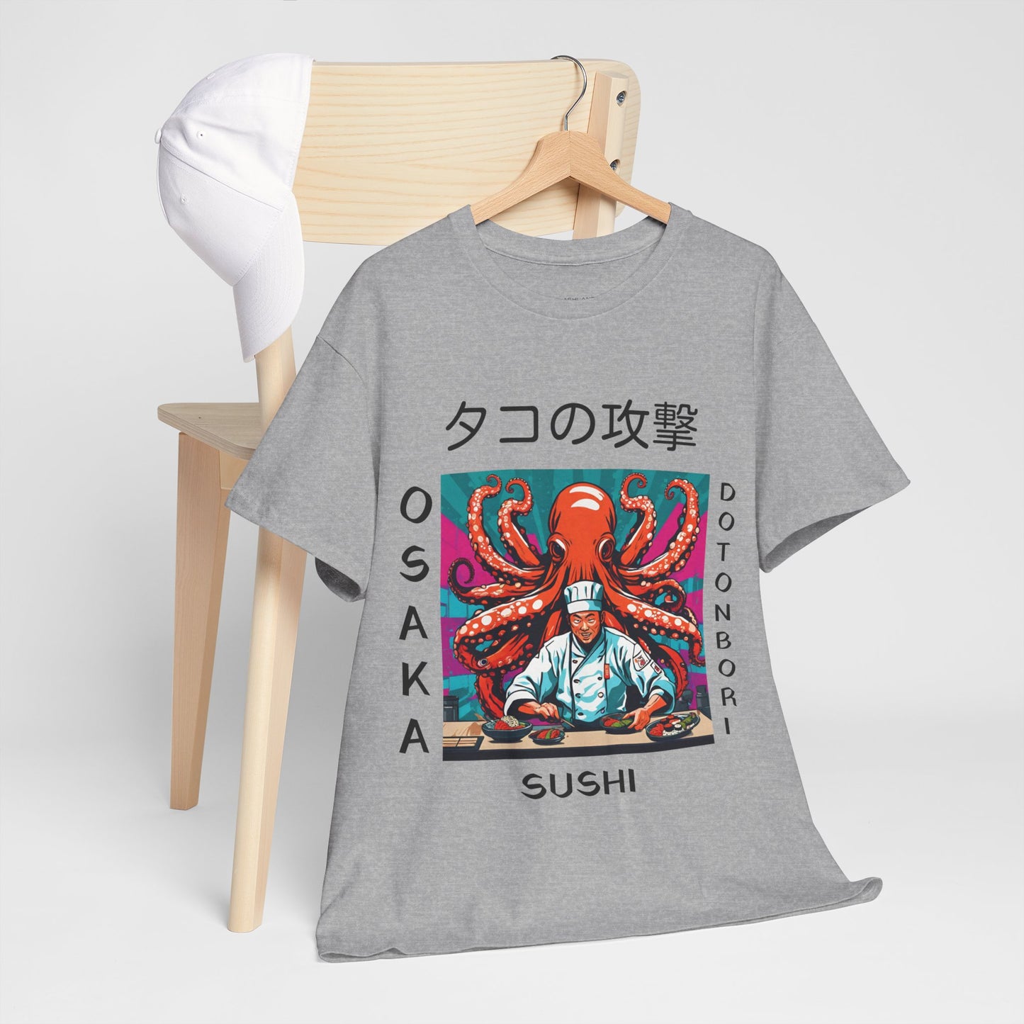 Octopus Escape Sushi Chef - Flashlander Gym Shirt