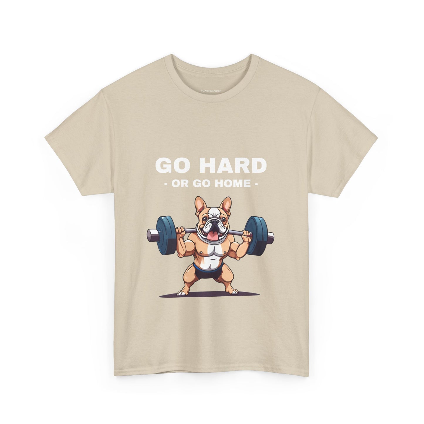 Muscular French Bulldog Dog Bodybuilding  - Flashlander Gym Shirt