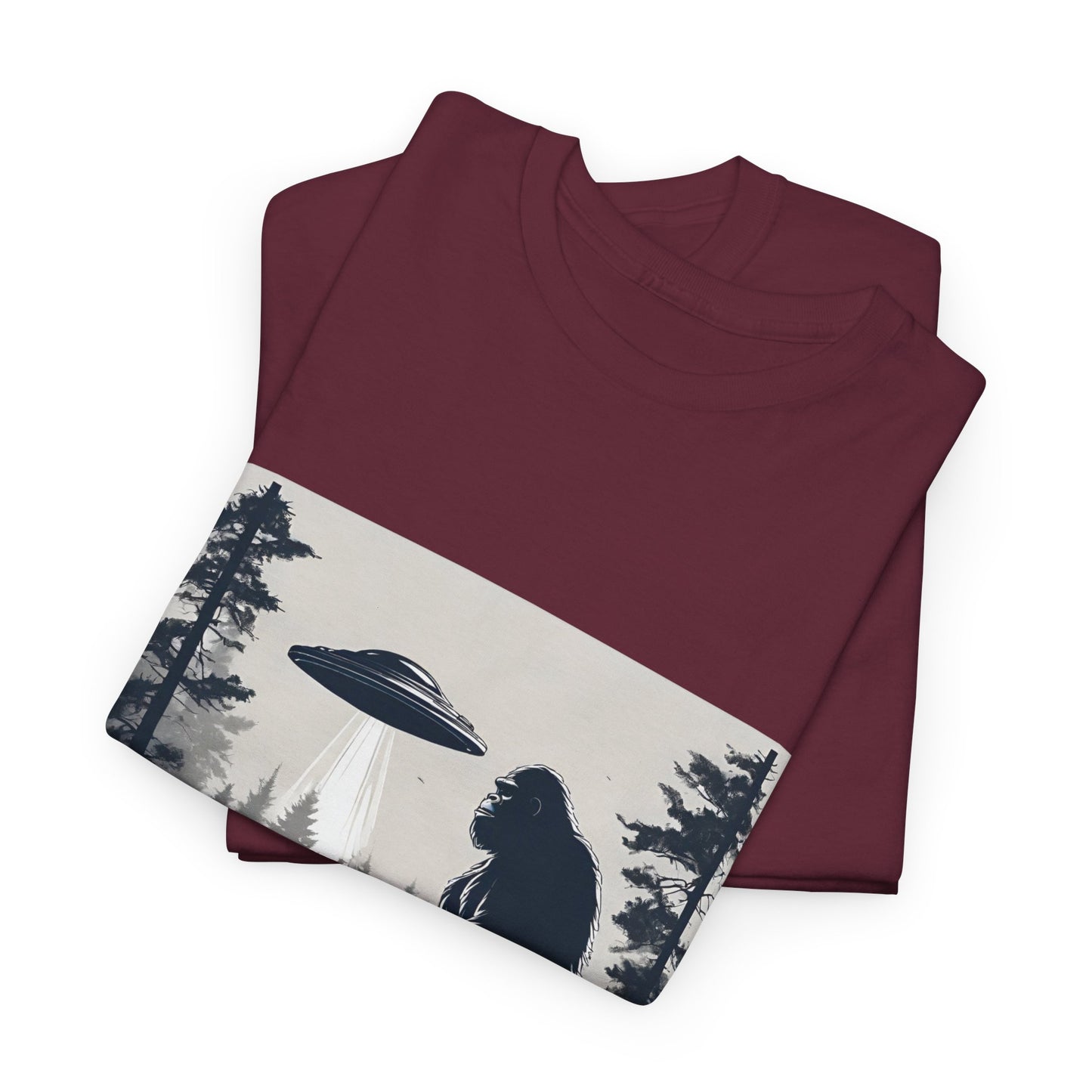 Sasquatch rencontre Bigfoot et OVNI - T-shirt de sport Flashlander