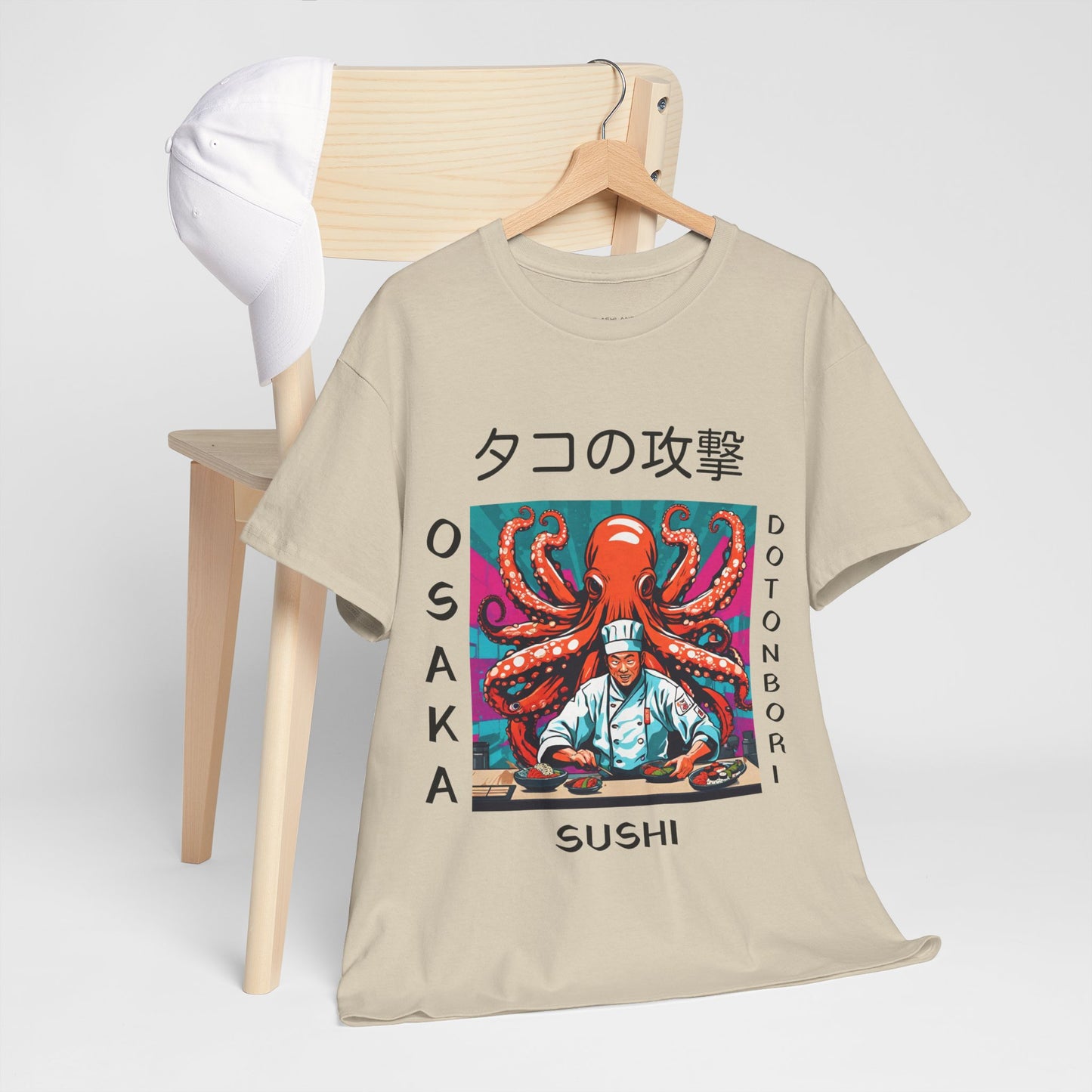 Octopus Escape Sushi Chef - Flashlander Gym Shirt