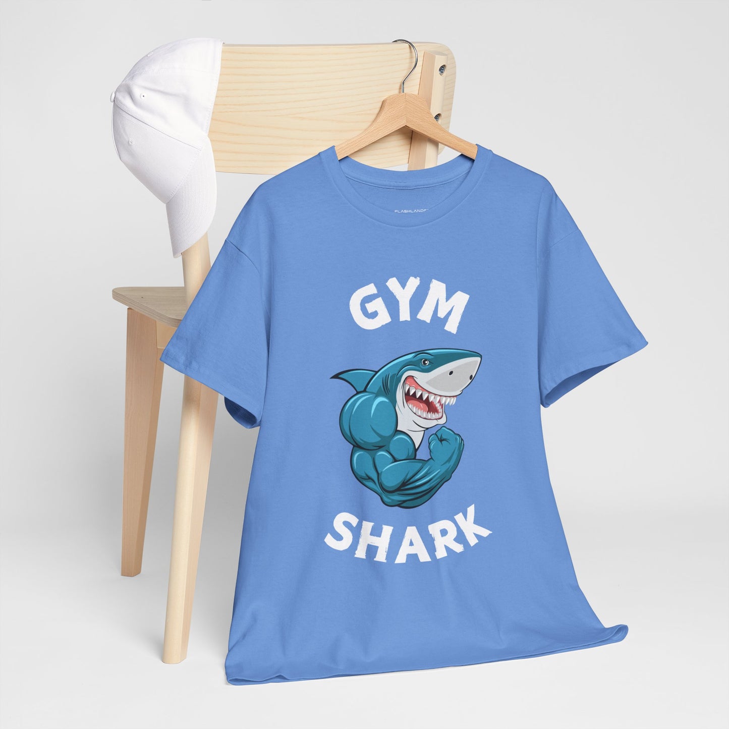 Muscle Gym Shark Bodybuilder Shirt - Flashlander