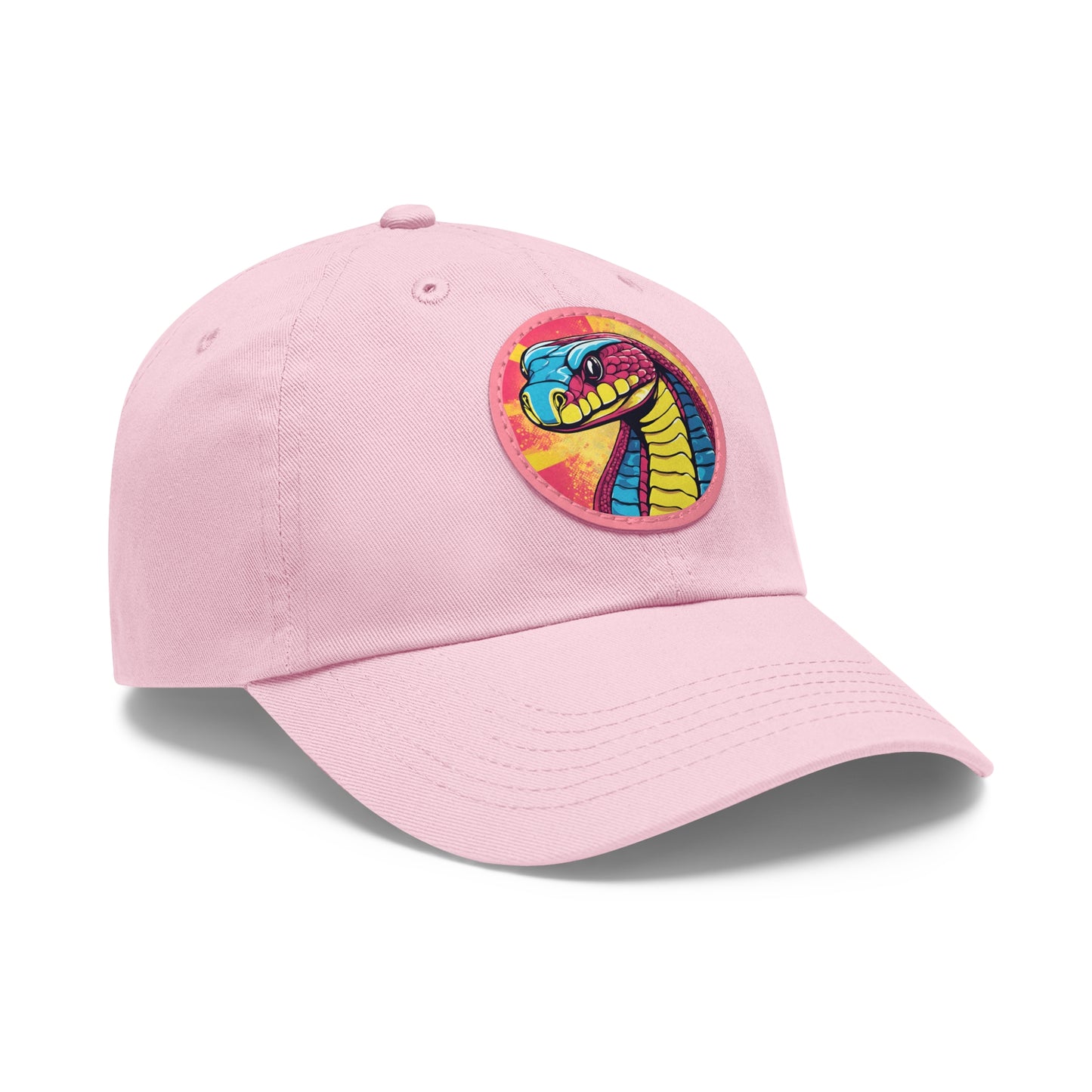 Cobra Hat Cobra Cap Cobra Kai Cobra Snake Art Pop Dad Hat with Patch (Round) Baseball Black Mamba Cap Snake Cap Snake Hat Custom Cap Flashlander