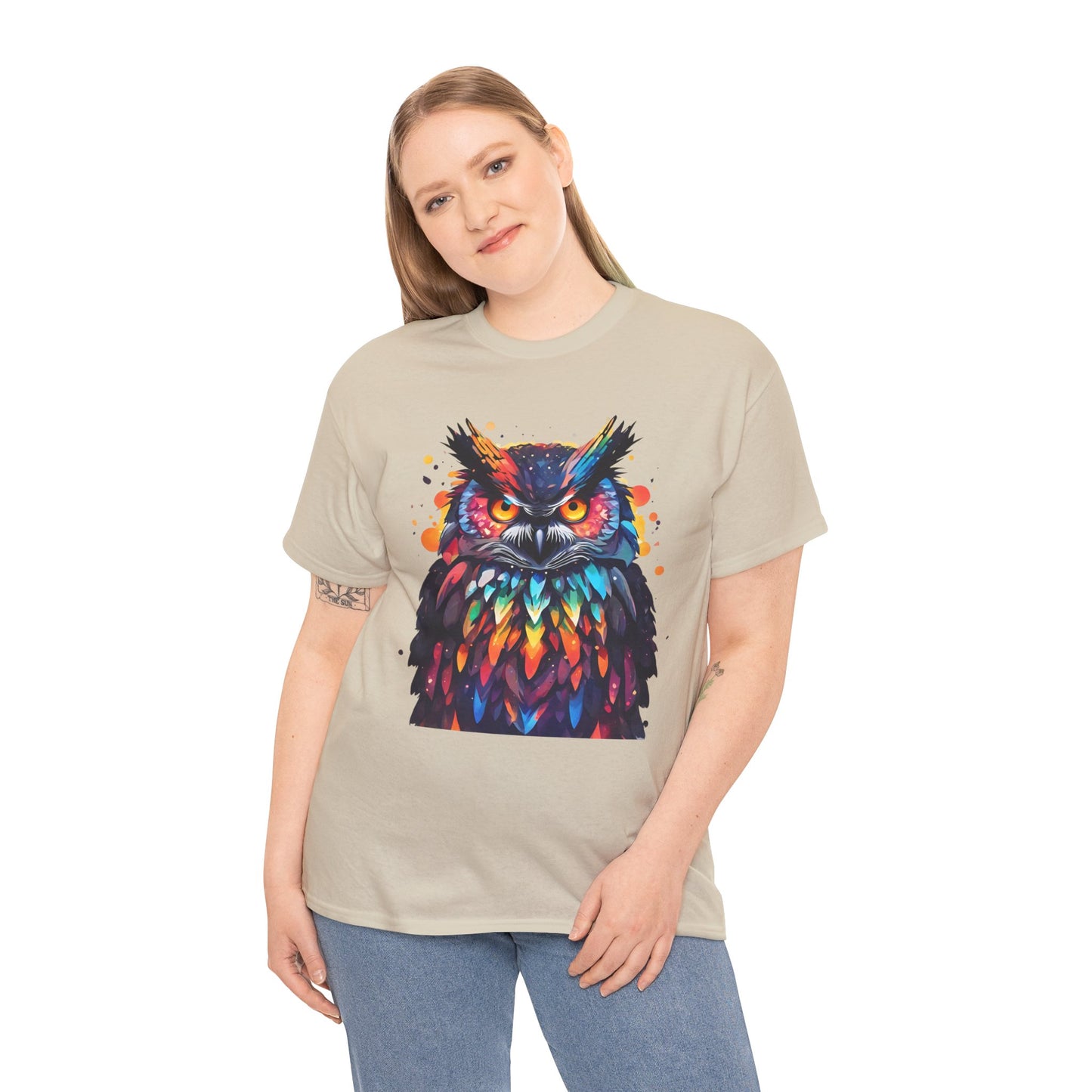 T-shirt de sport Flashlander à plumes de hibou Symphony