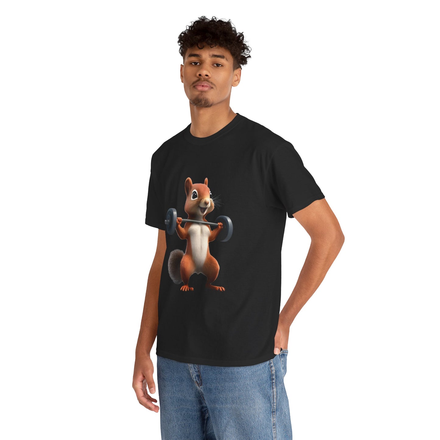 Squirrel Weightlifting Vintage Gym Shirt - Flashlander Graphic Tee