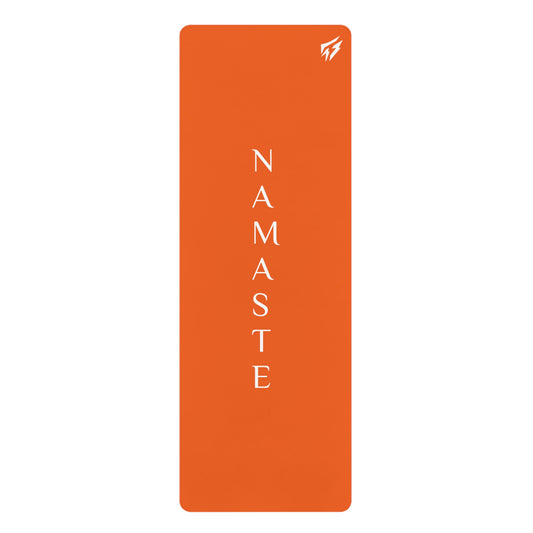 Flashlander Namaste Rubber Yoga Mat Orange