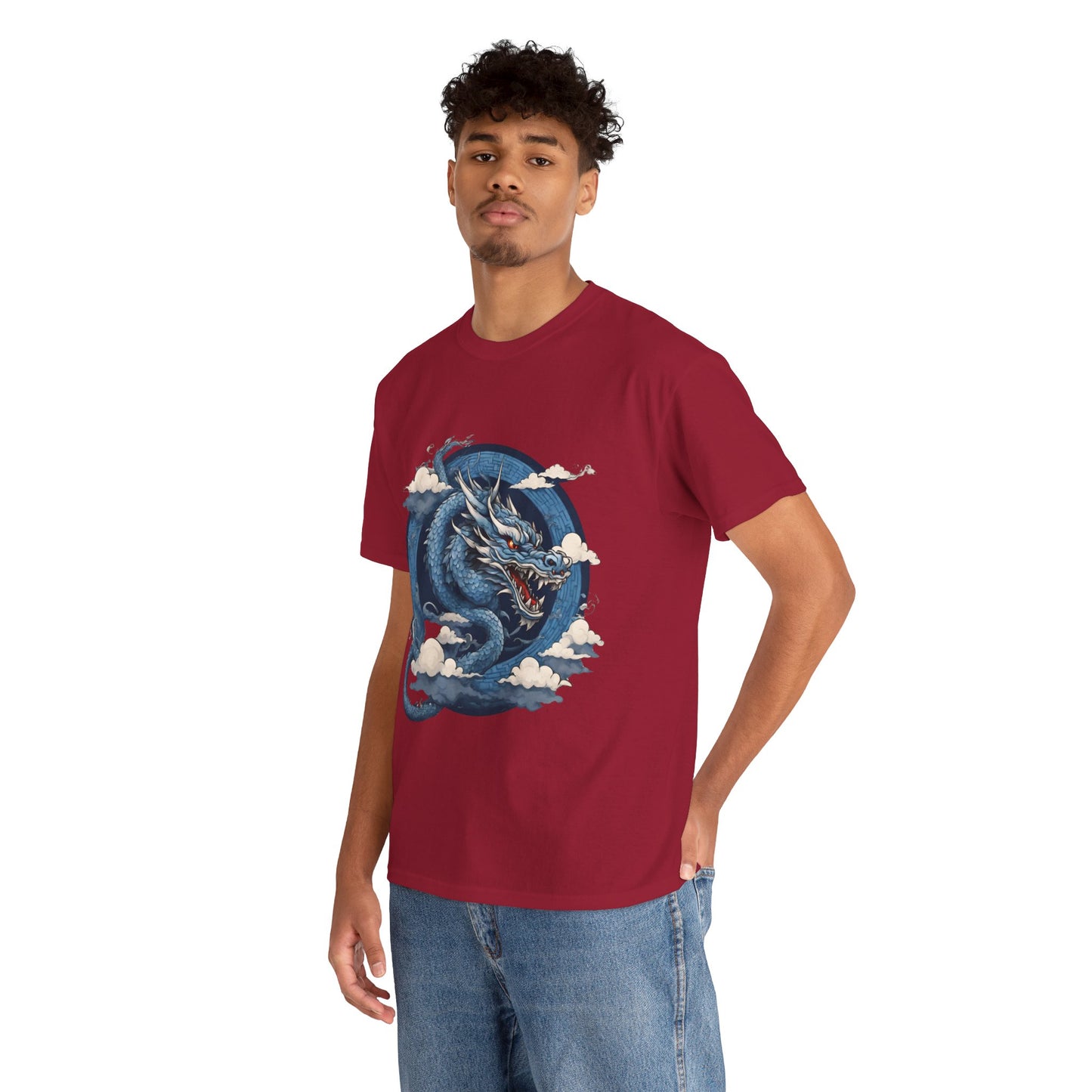 Dragon bleu japonais - T-shirt de sport Flashlander