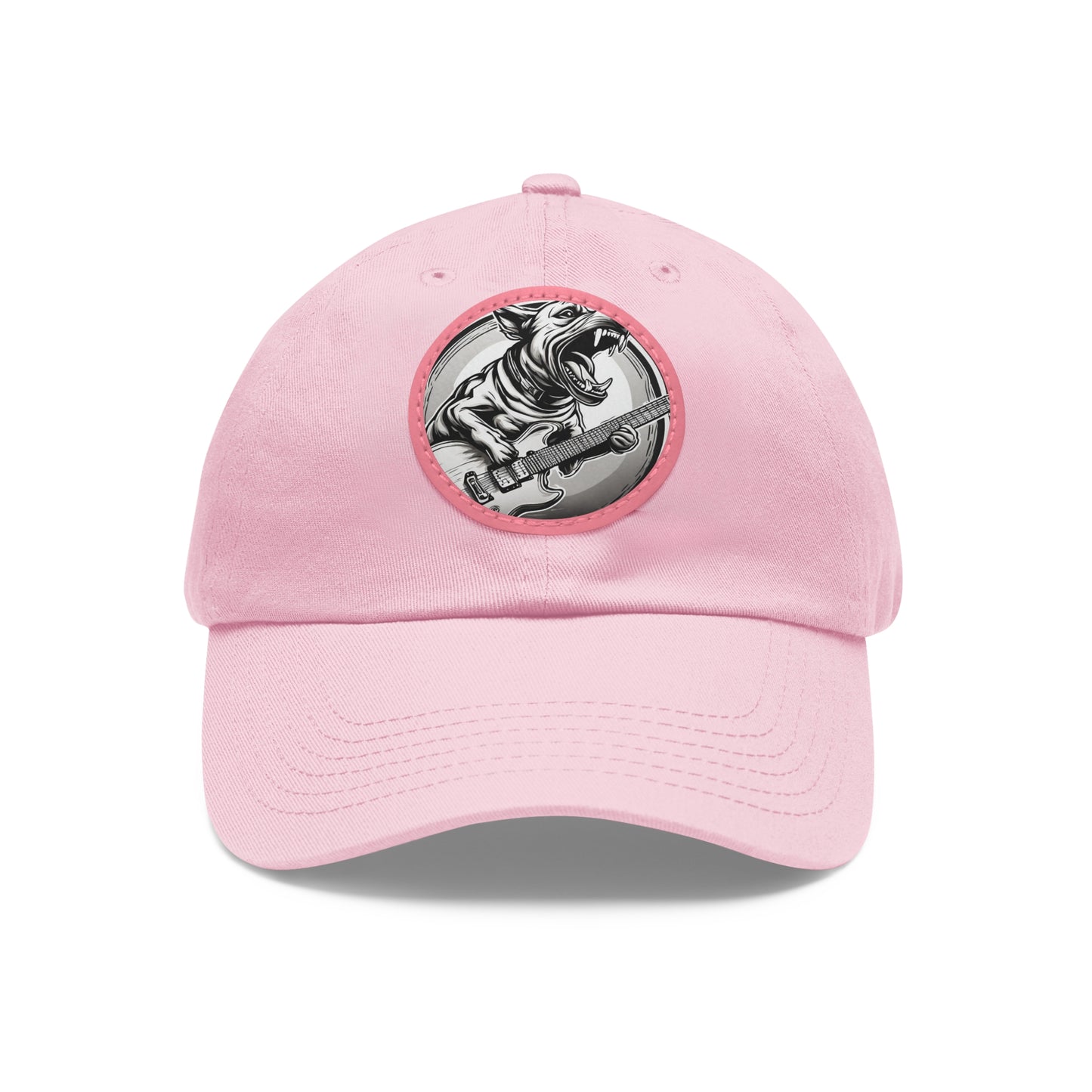 Guitar Dog Hat Sportswear Cap Guitar Dog Cap Dog Guitar Hat Dog Guitar Hat Hat Dad Hat with Patch (Round) Baseball Cap Dog Hat Rock Dog Hat Custom Hat Flashlander