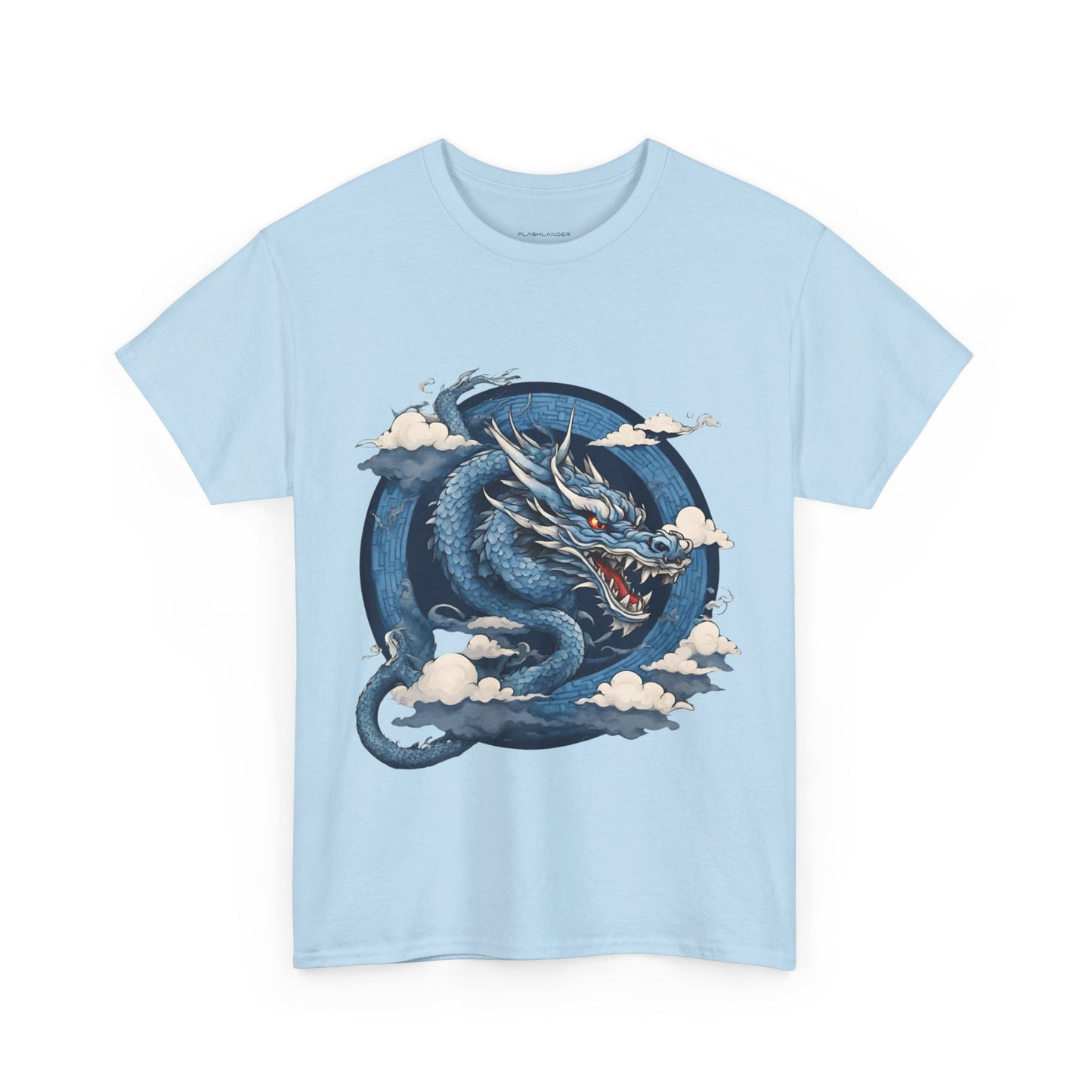 Dragon bleu japonais - T-shirt de sport Flashlander