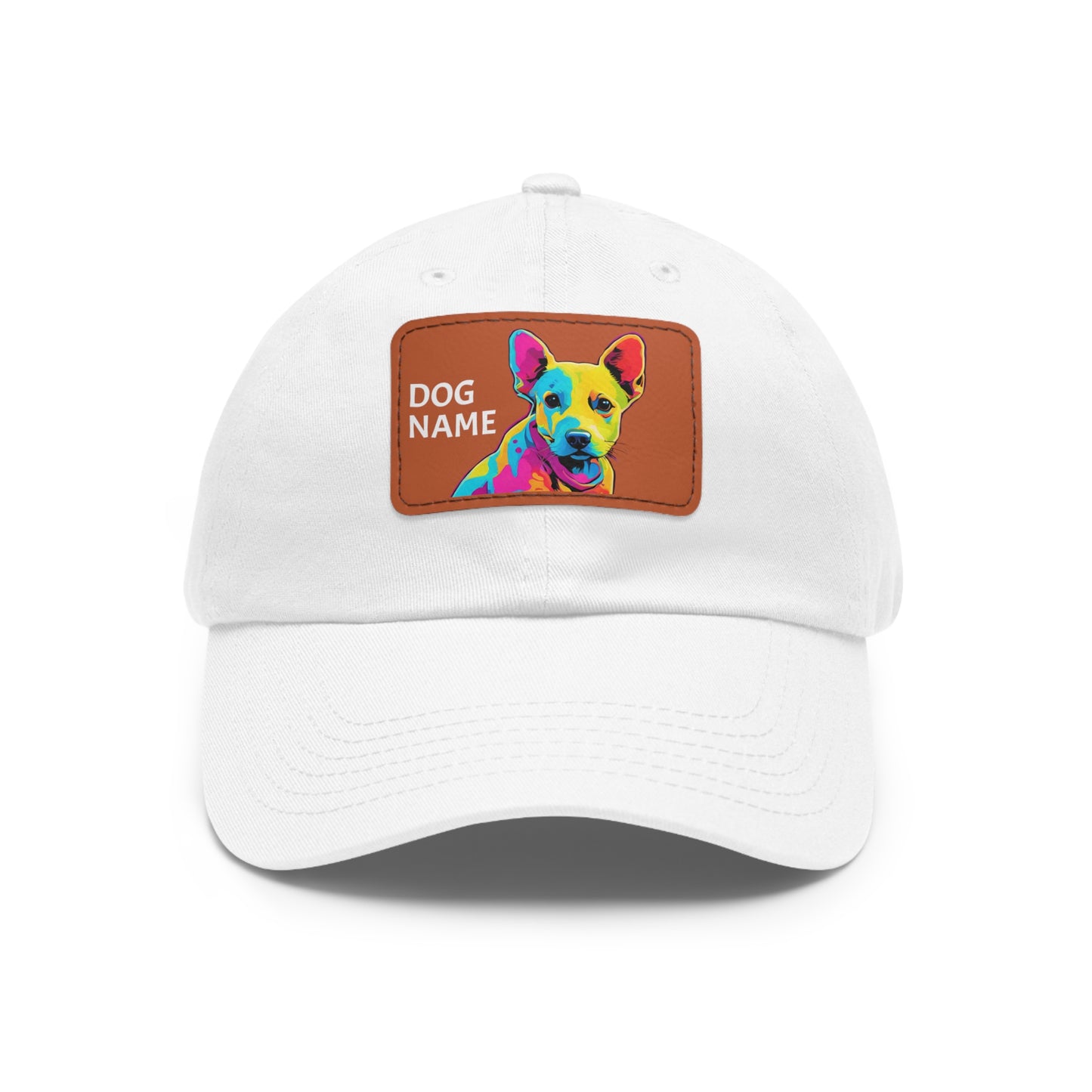 Pigbull Dog Hat Sportswear Cap Pigbull Pop Art Hat Dad Hat with Patch (Rectangle) Baseball Cap Pigbull Cap Pigbull Hat Pigbull Dog Hat Pigbull Dog Cap