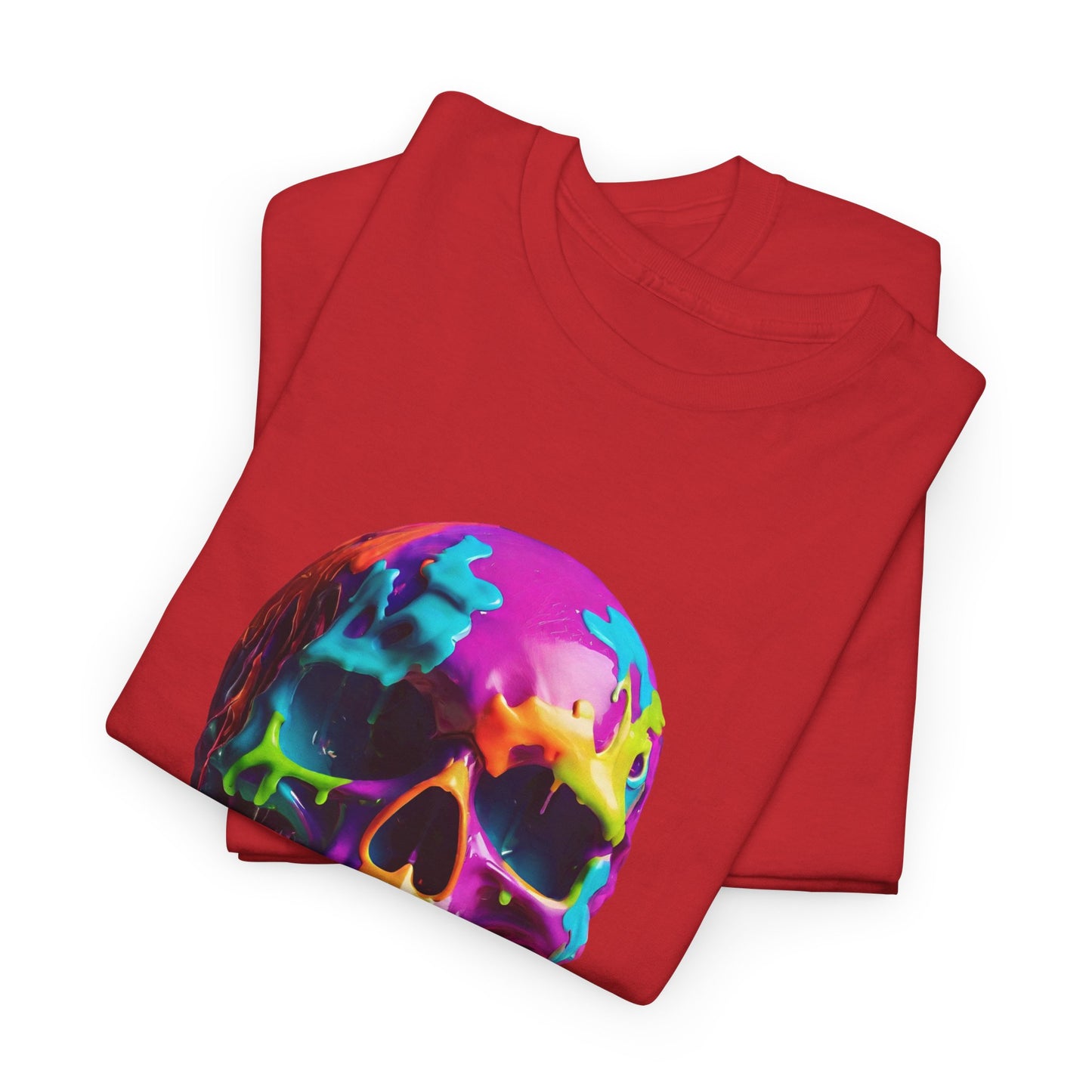 Neon Meltdown Skull Flashlander Gym Shirt