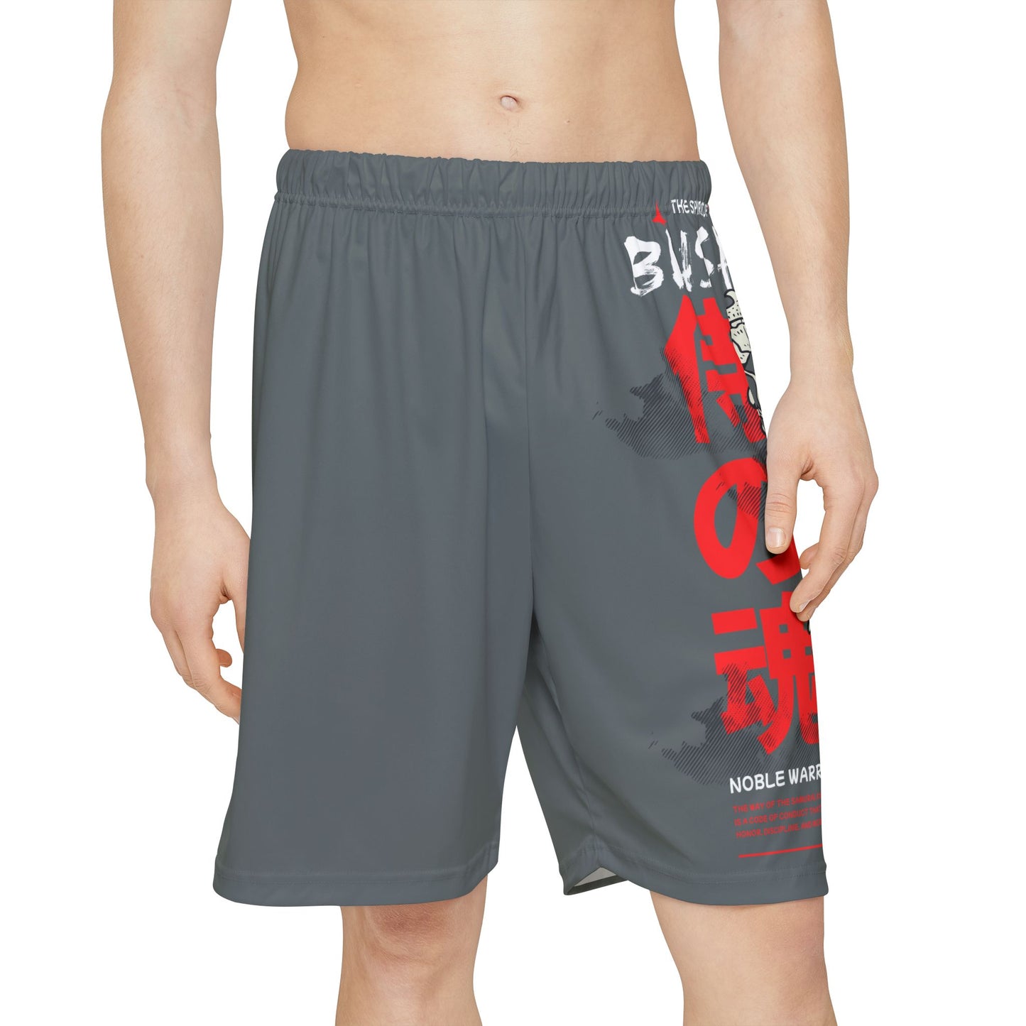 Copy of Japanese Dragon Bushido - Flashlander Performance Men’s Gym Shorts Dark Grey W