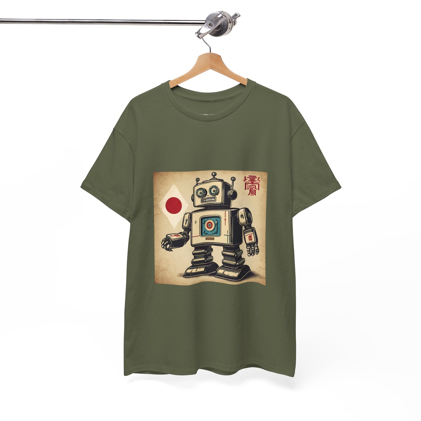 Camiseta deportiva con diseño de robot japonés vintage - Flashlander