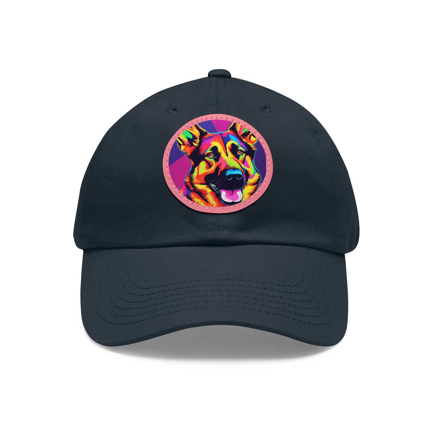 German Shepherd Dog Hat Sportswear Hat German Shepherd Dog Cap German Shepherd Dog Art Pop Hat Dad Hat with Patch (Round) Baseball Cap Pop Art Dog Hap Custom Cap Flashlander