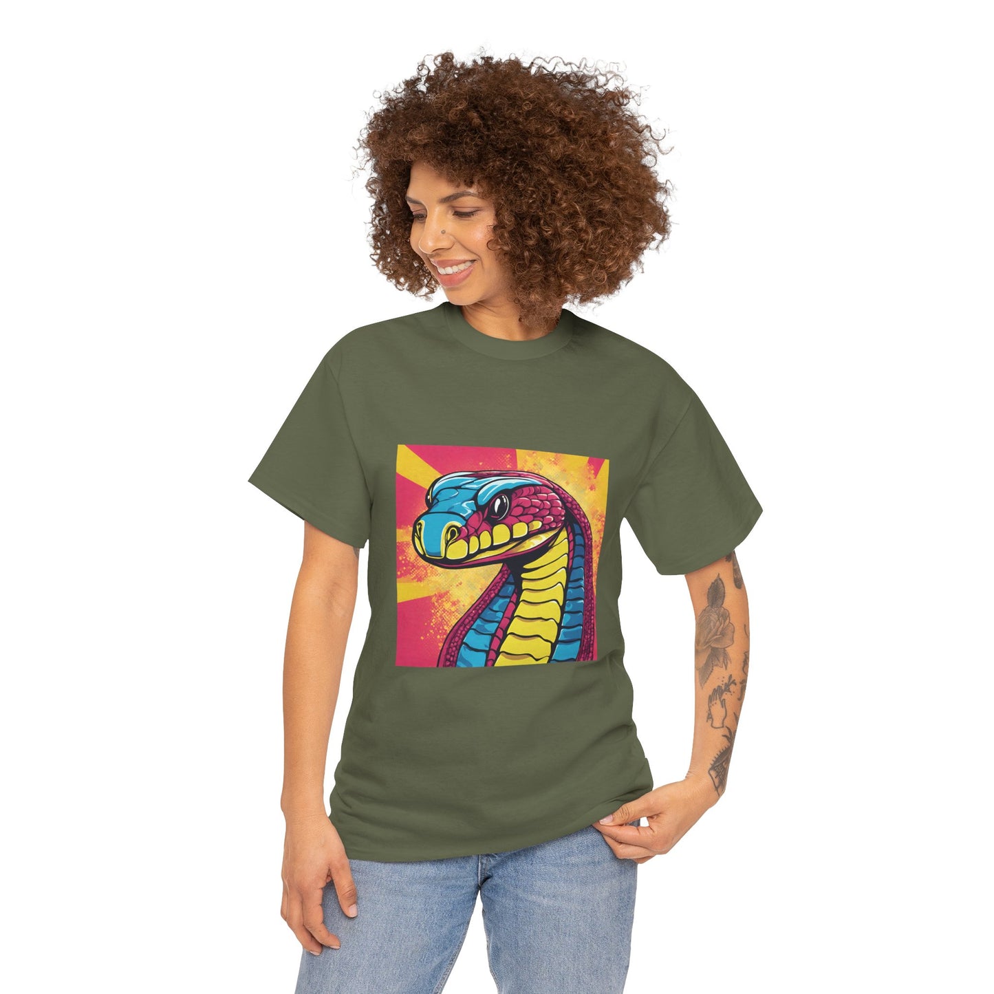 Cobra Snake Pop Art - Flashlander Gym Shirt