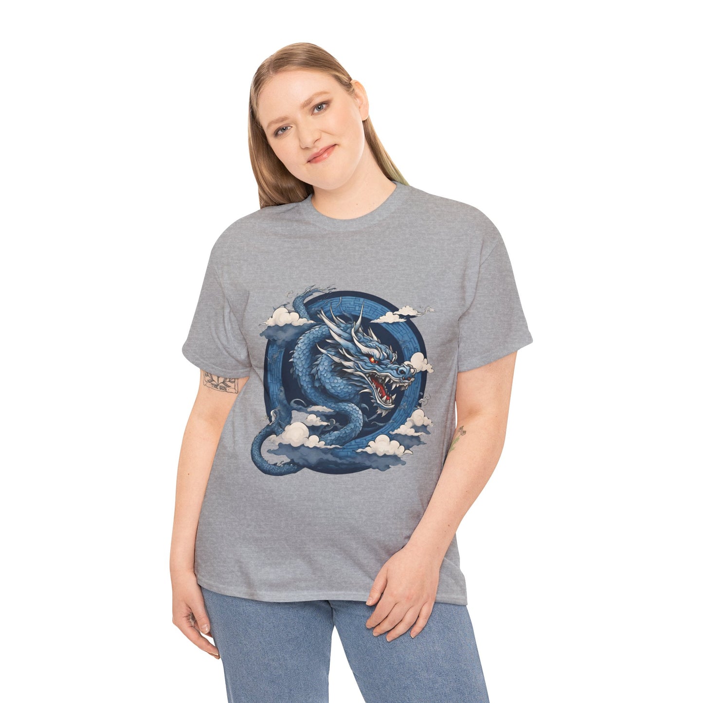 Dragon bleu japonais - T-shirt de sport Flashlander