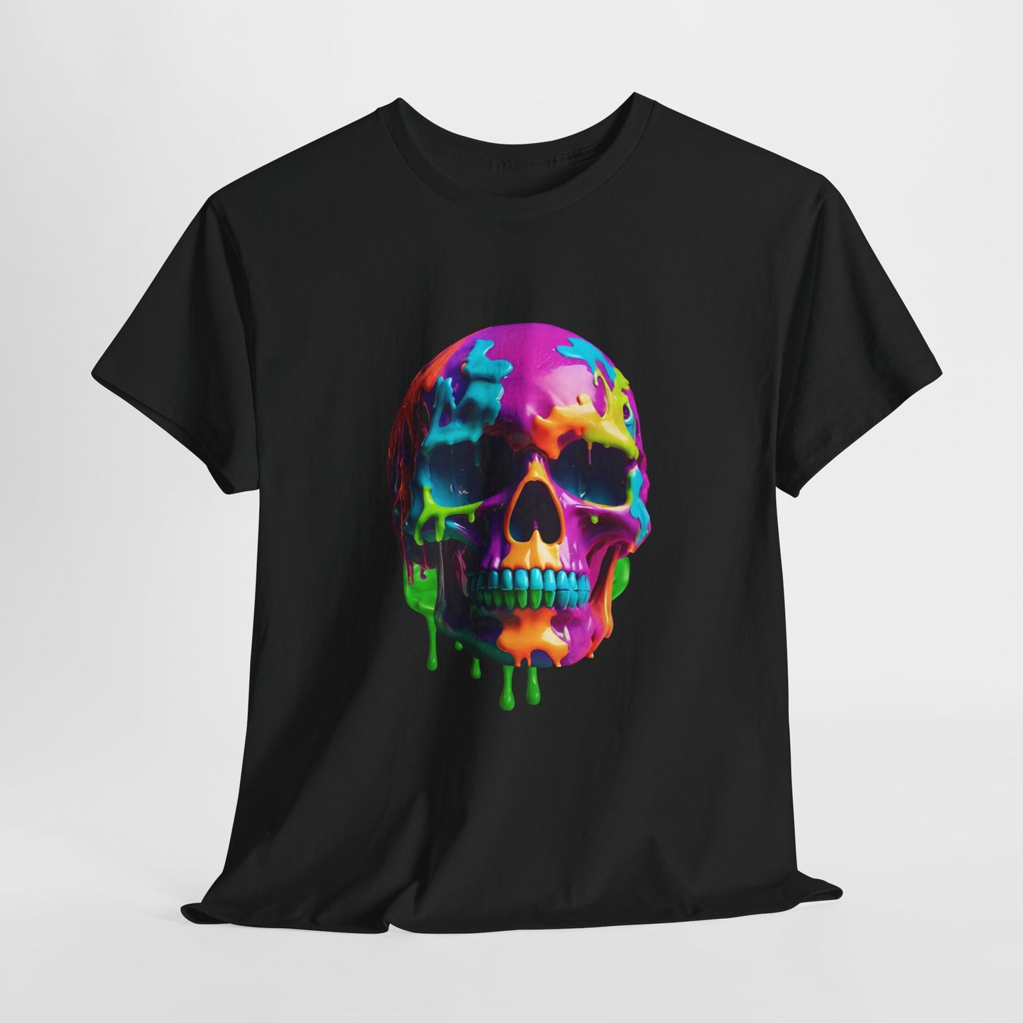 Neon Meltdown Skull Flashlander Gym Shirt