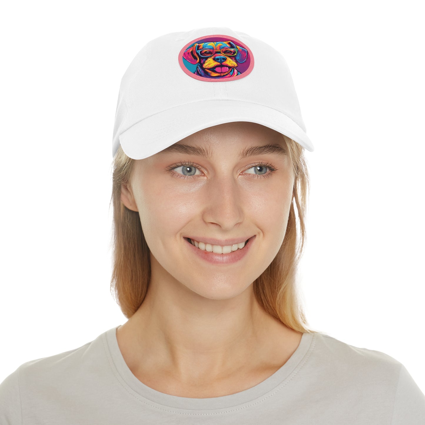 Chapeau pour chien avec lunettes, casquette pour chien, chapeau Pop Art pour chien, chapeau de papa avec patch (rond), casquette de baseball, chapeau pour chien, casquette pour chien, chapeau personnalisé Flashlander