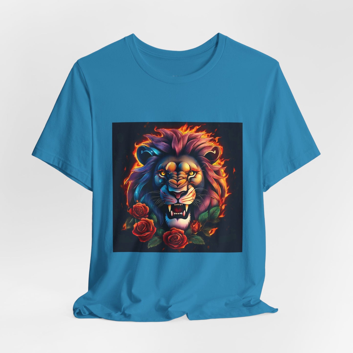 Brave Lion Flames Flashlander Gym Shirt