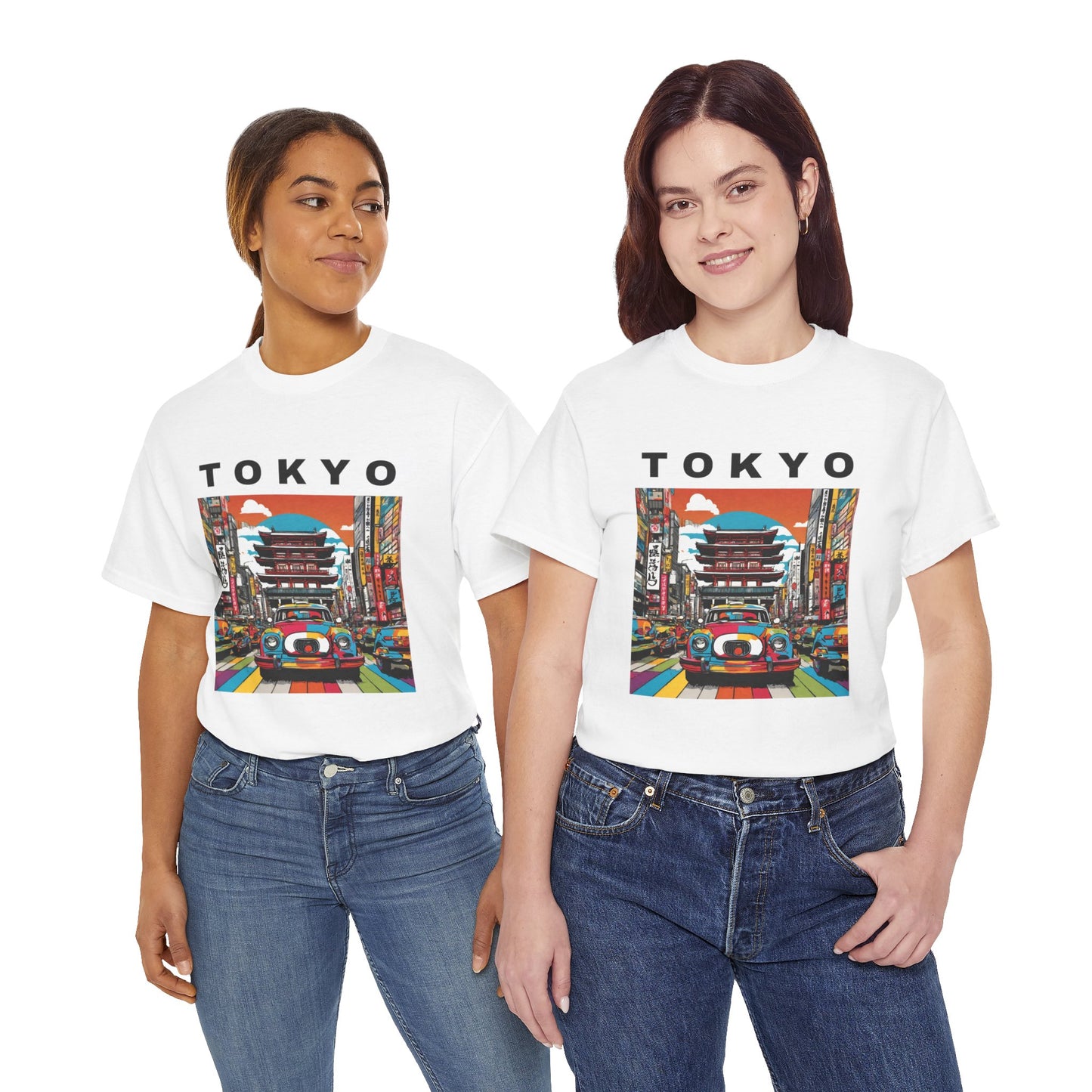 Tokyo Vintage Street Art Pop - Flashlander Gym Shirt