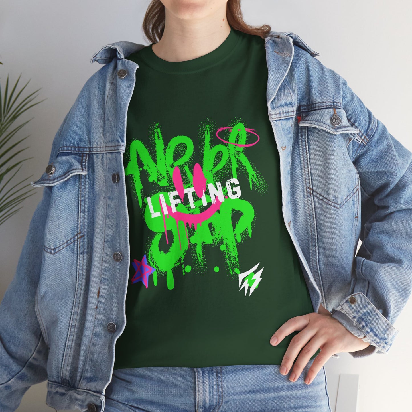 Graffiti Flashlander - Never Stop Lifting Gym T-Shirt