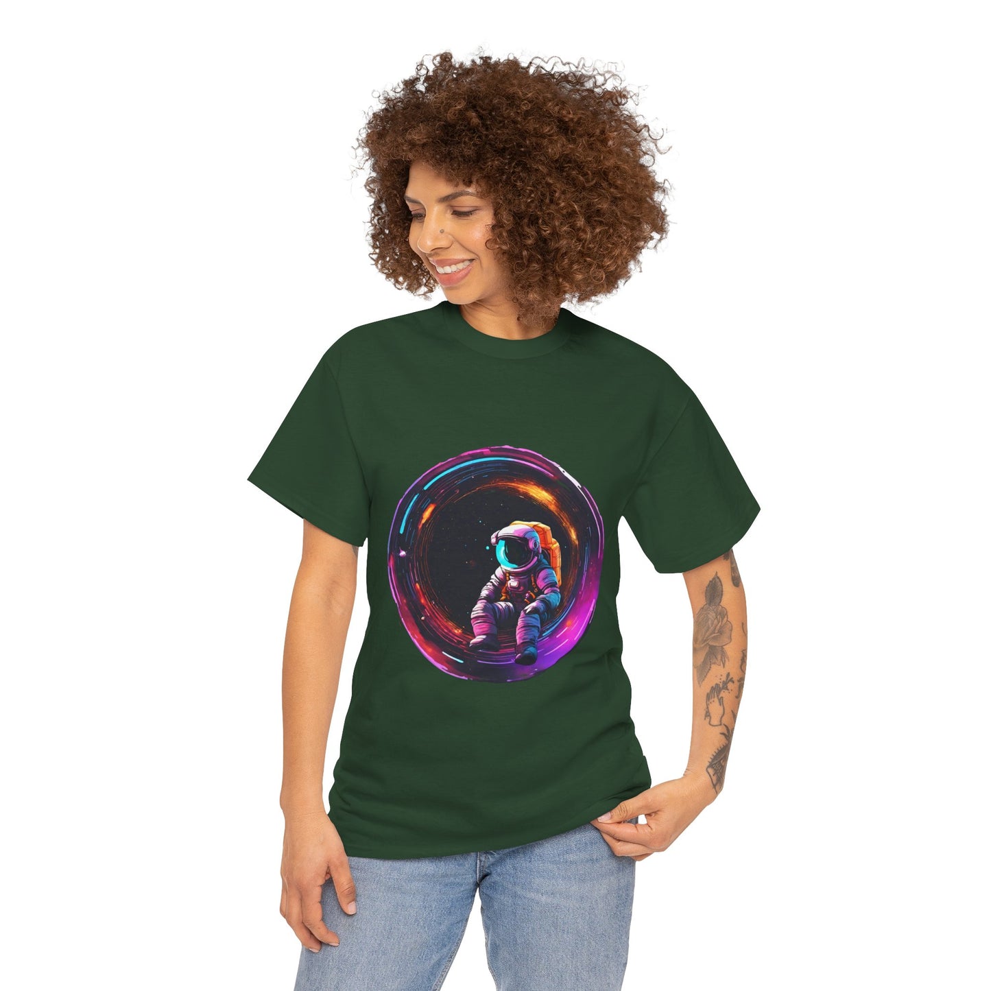 Astronaut's Black Hole Flashlander Gym Shirt