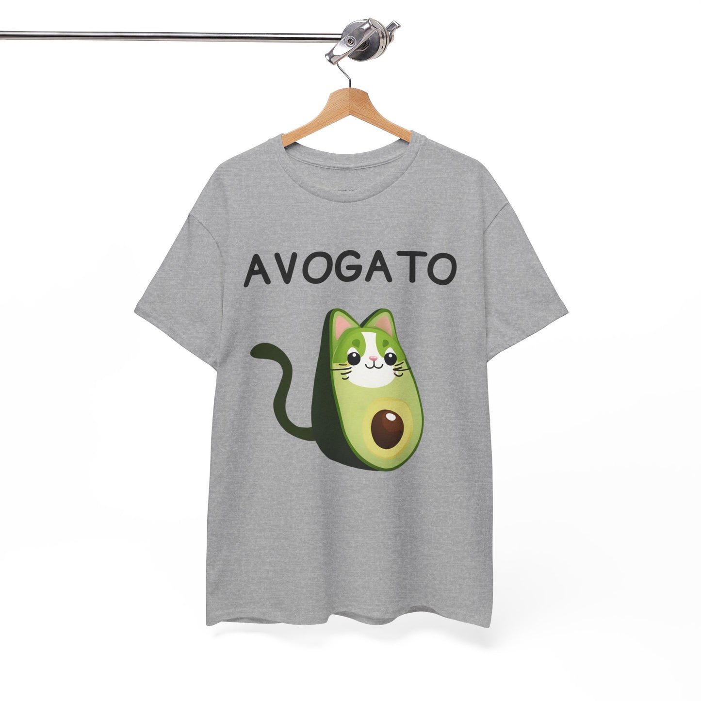 Avogato Funny Avocado Cat Face - Flashlander Gym Shirt