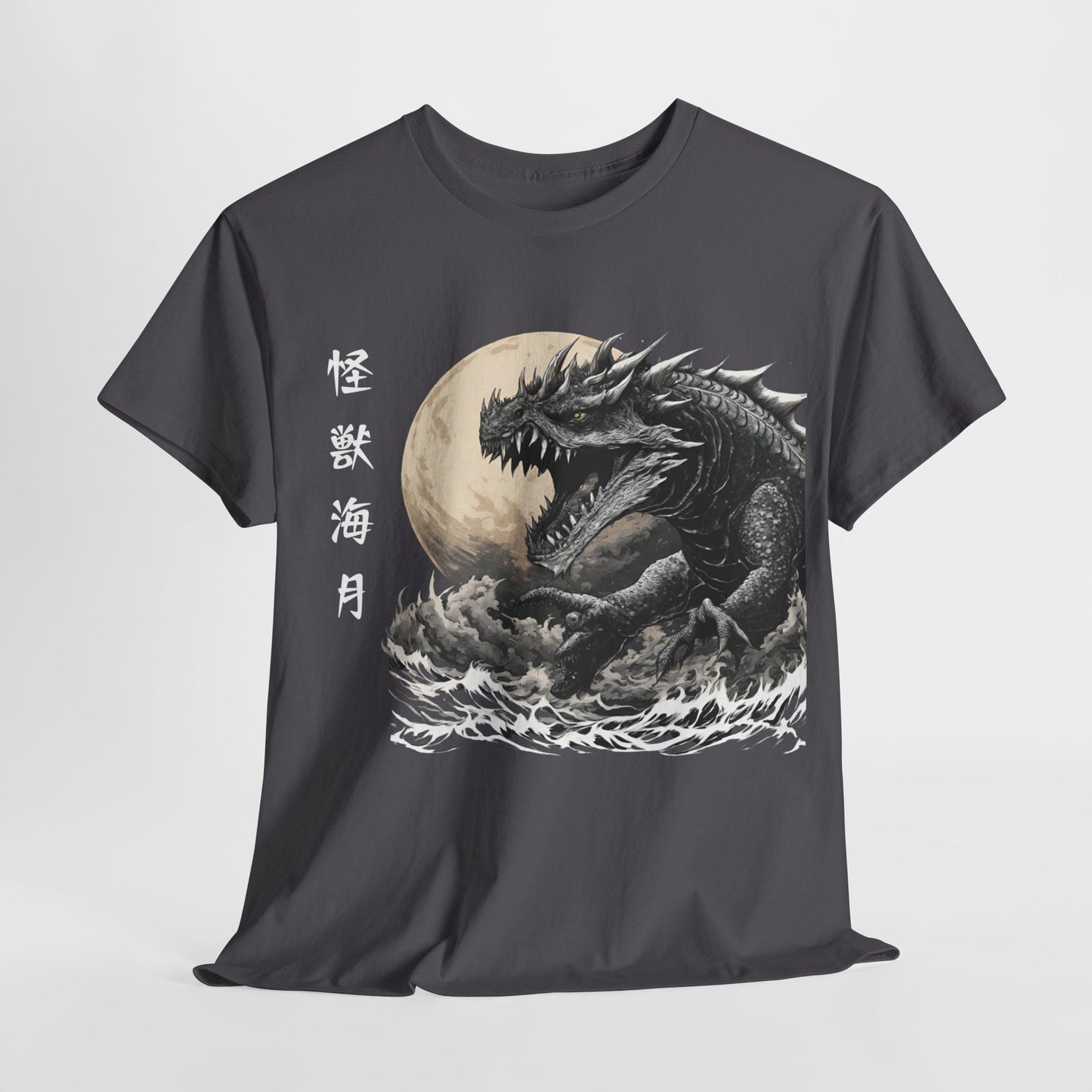 T-shirt de sport Flashlander, le monstre marin Kraken émerge, menace au clair de lune