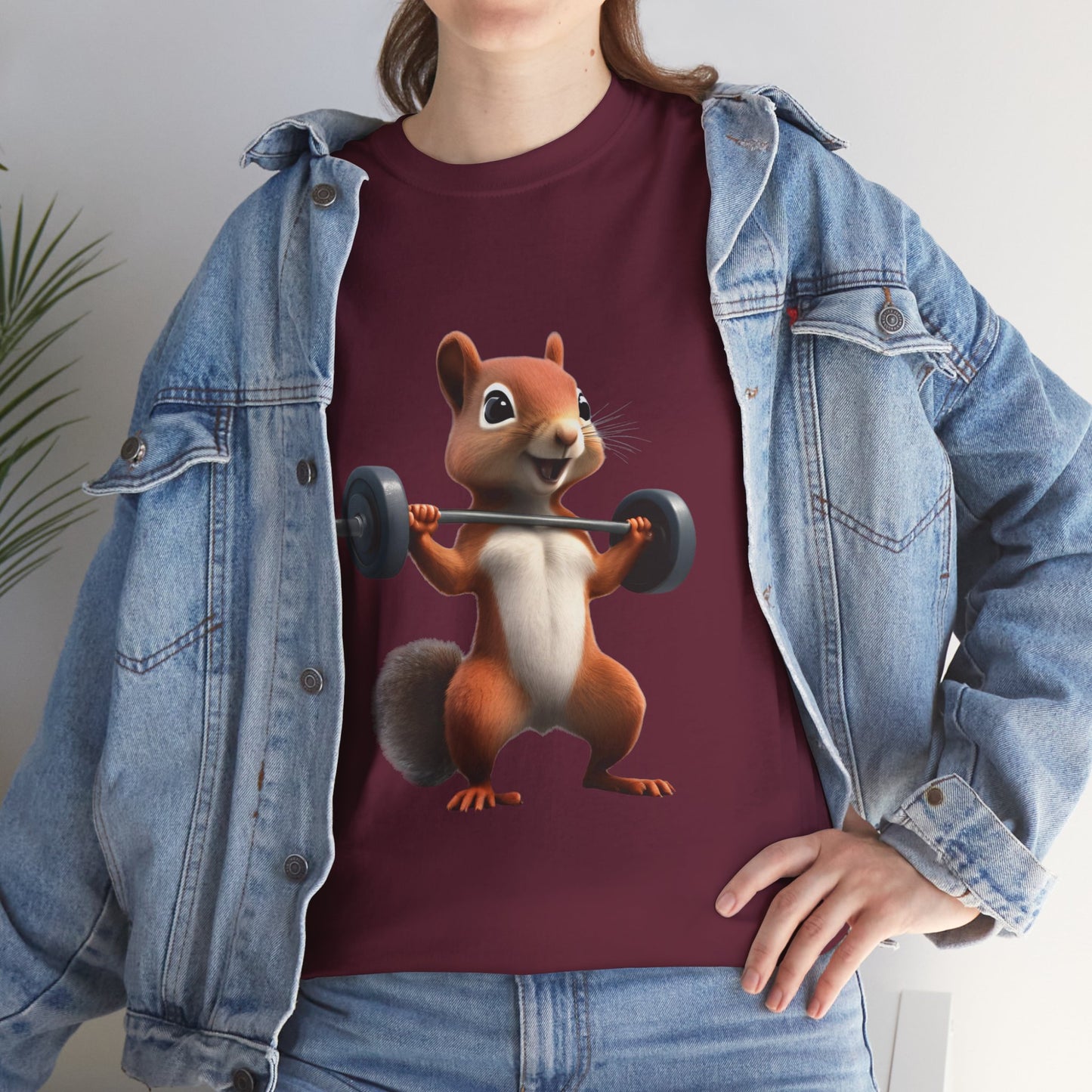 Squirrel Weightlifting Vintage Gym Shirt - Flashlander Graphic Tee