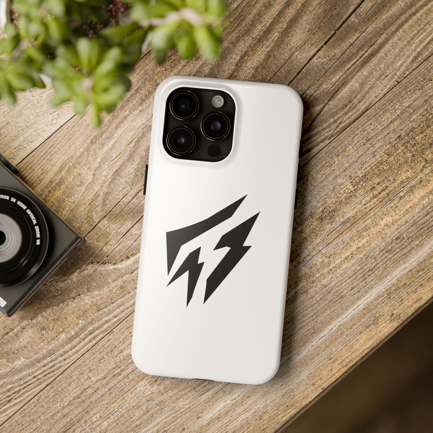 Flashlander Thunders Tough Phone Cases for all Iphone and Samsung Galaxy White