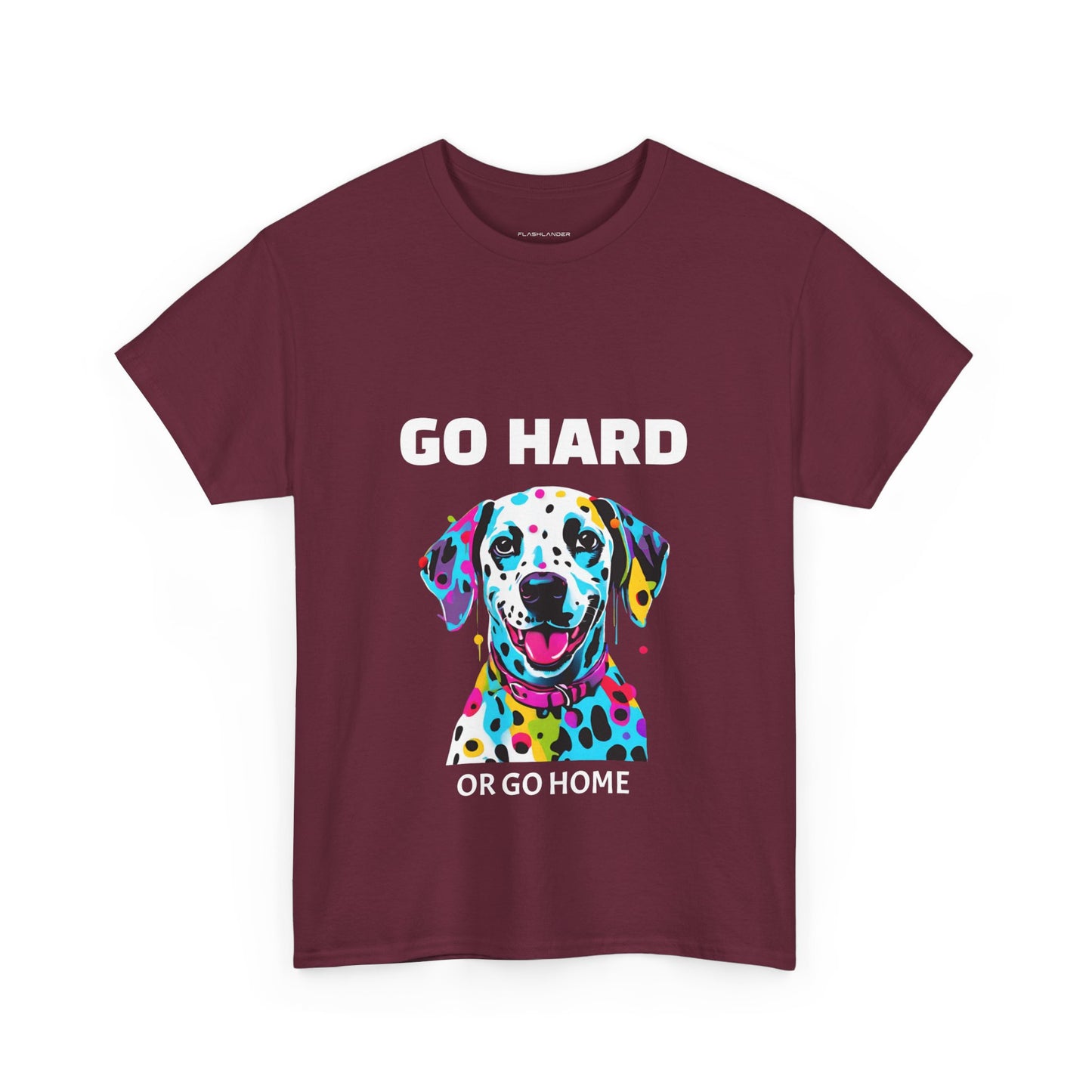 Dalmatian Dog Pop Art  - Go Hard Or Go Home Flashlander Gym Shirt