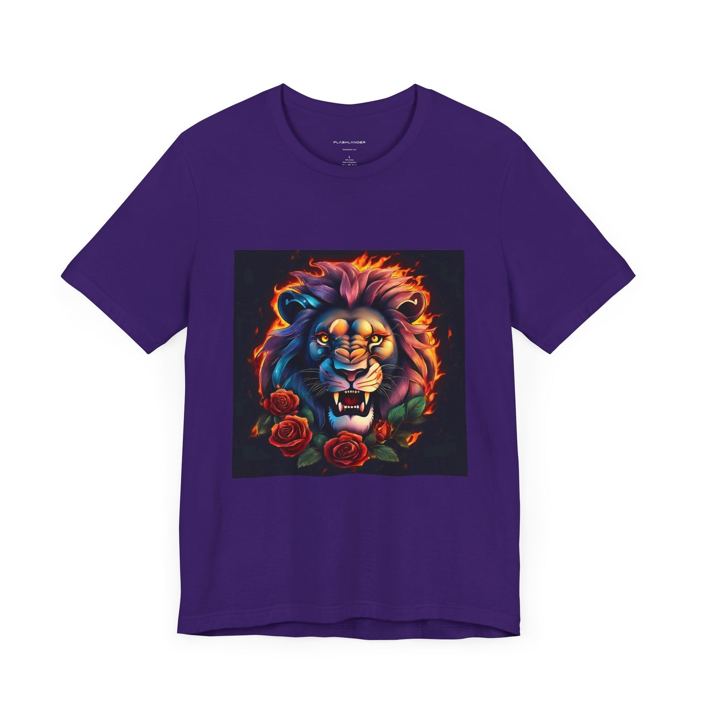 Brave Lion Flames Flashlander Gym Shirt