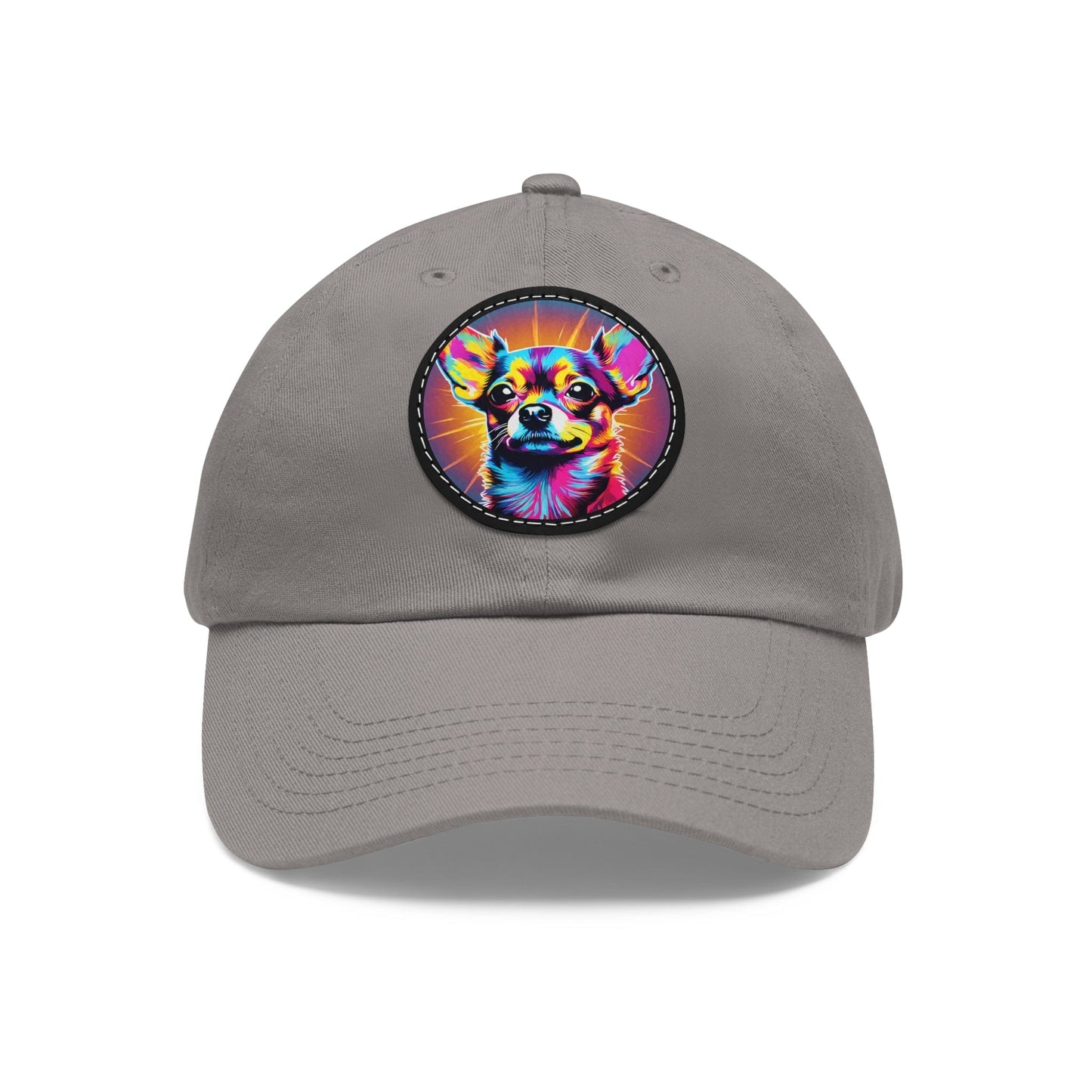 Chihuahua Dog Hat Sportswear Cap Chihuahua Cap Chihuahua Art Pop Hat Dad Hat with Patch (Round) Baseball Cap Custom Hat Flashlander