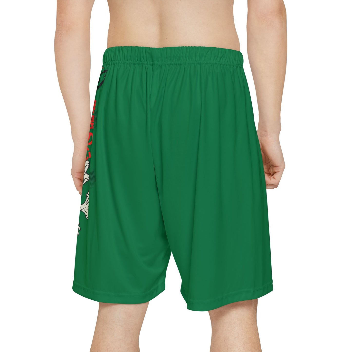 Japanese Dragon Bushido - Flashlander Performance Men’s Gym Shorts Dark Green