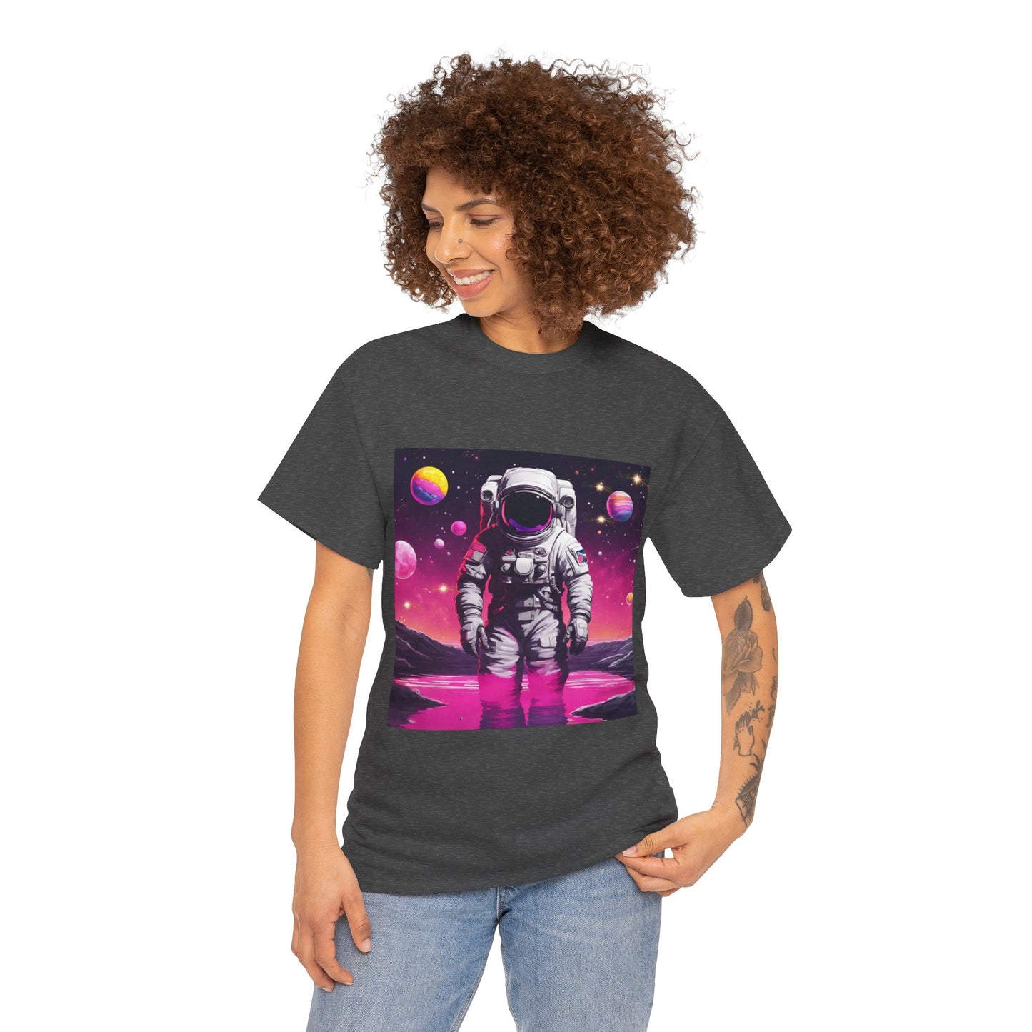 Astronaut Exploring New Worlds Flashlander Gym Shirt