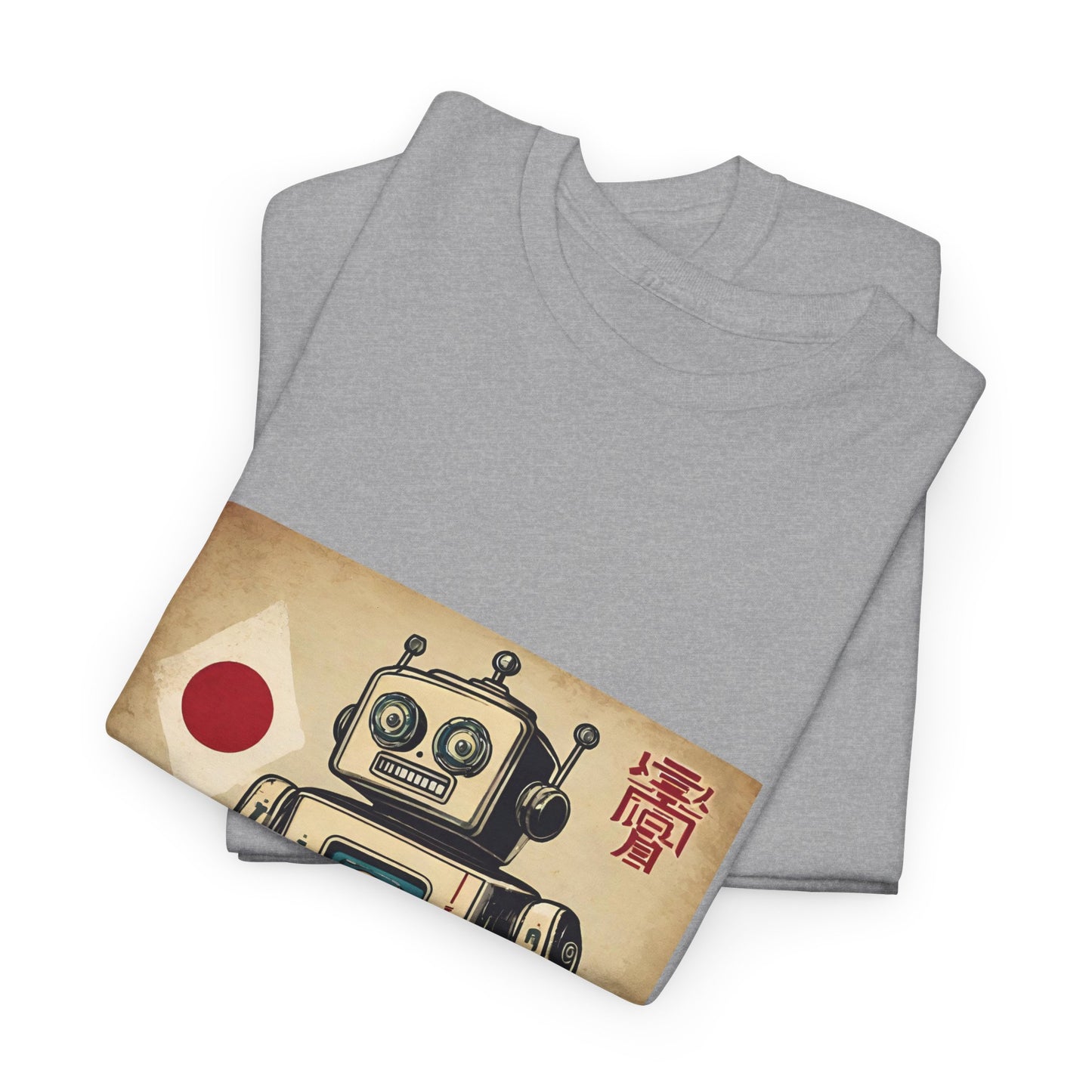 Camiseta deportiva con diseño de robot japonés vintage - Flashlander