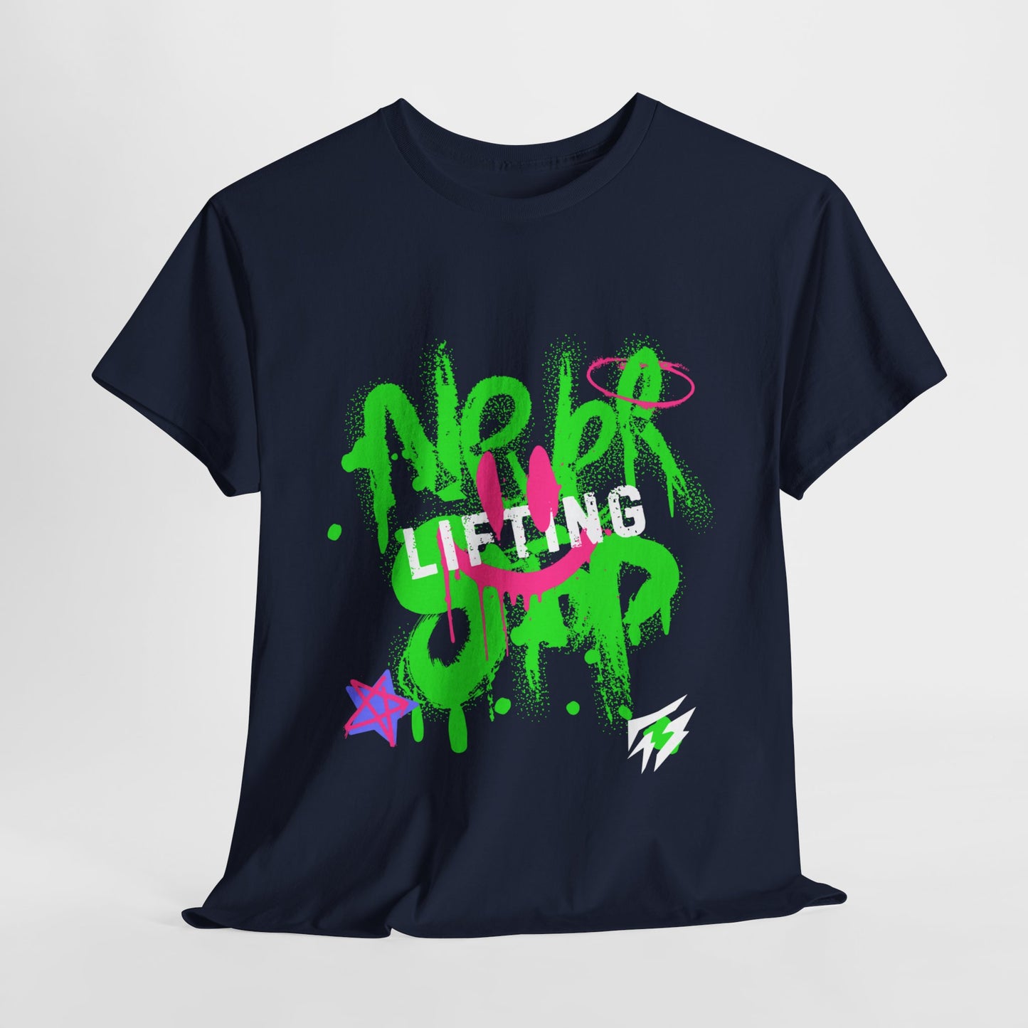 Graffiti Flashlander - Never Stop Lifting Gym T-Shirt Sport Grey