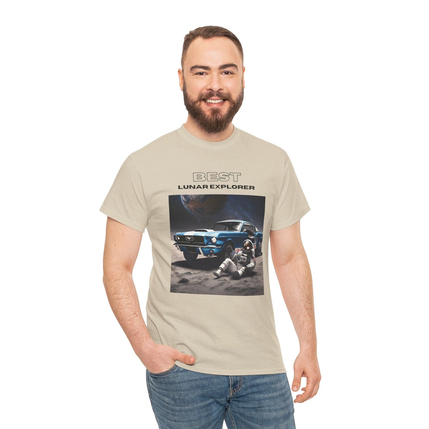 Astronaut Adventure Best Lunar Explorer Graphic Tee Flashlander