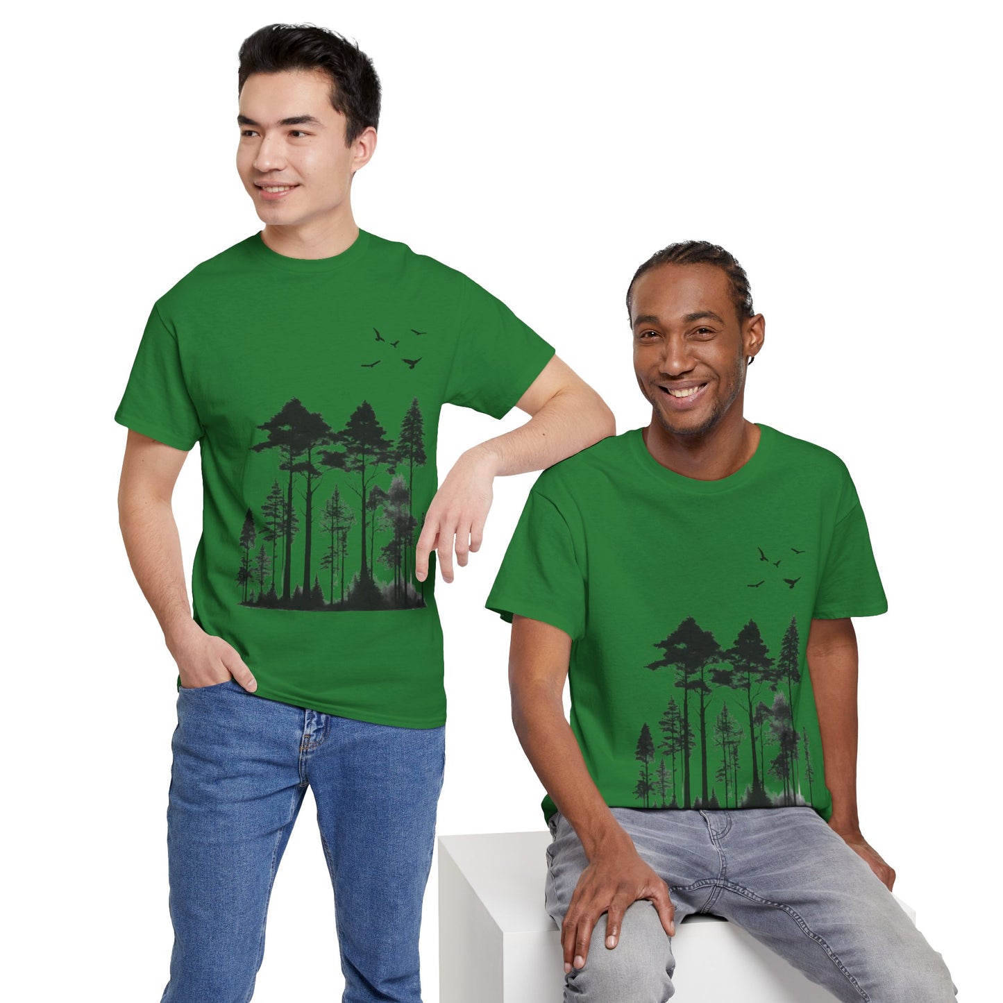 T-shirt de sport Pine Tree Forest Flashlander