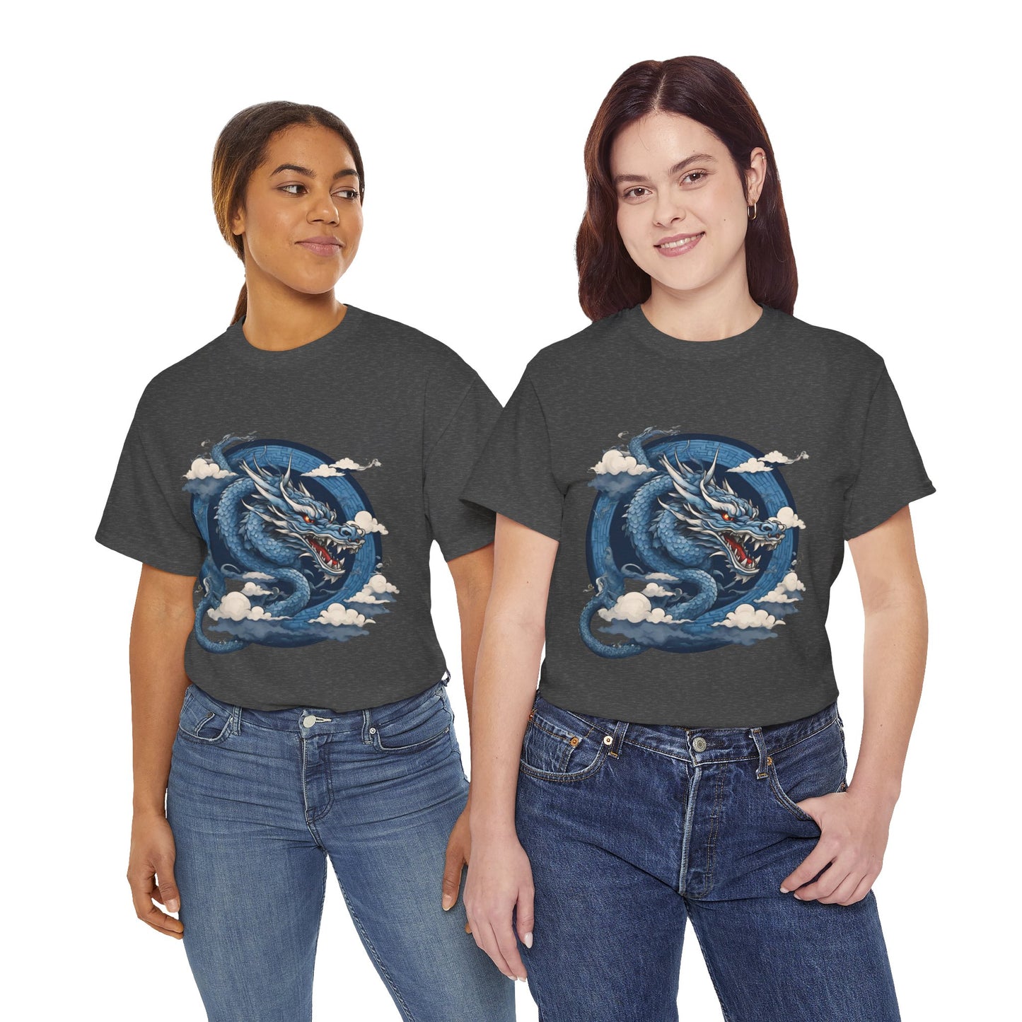 Dragon bleu japonais - T-shirt de sport Flashlander