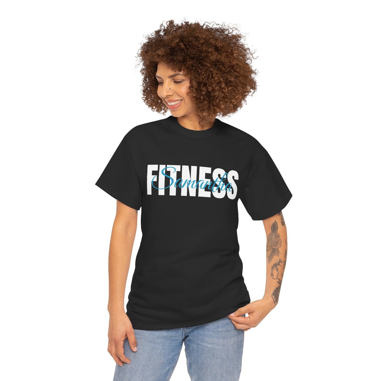 T-shirt de fitness personnalisé - T-shirt de sport Flashlander avec nom personnalisé