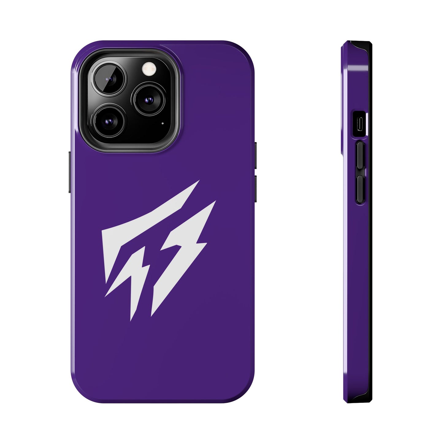 Flashlander Thunders Tough Phone Cases for all Iphone and Samsung Galaxy Purple