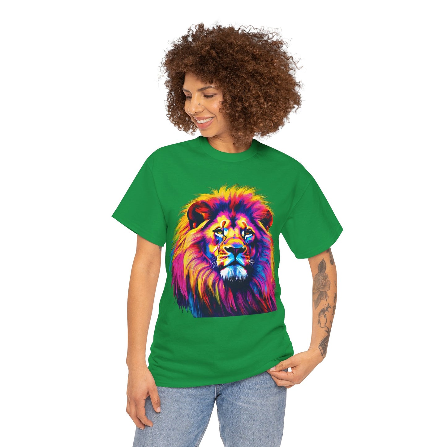 Lion Art Pop T-Shirt Flashlander