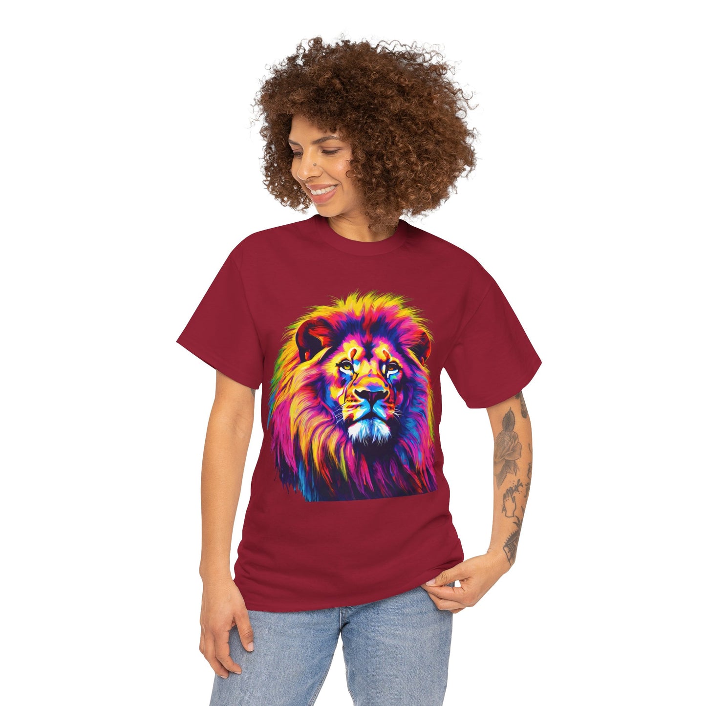 Lion Art Pop T-Shirt Flashlander