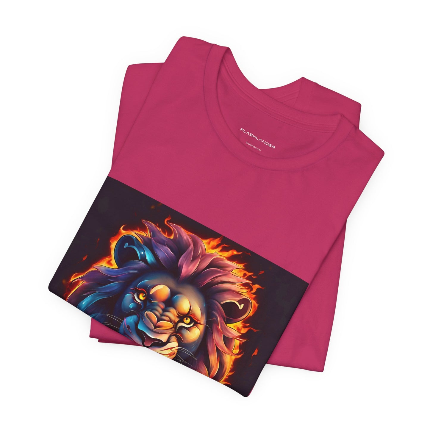 Brave Lion Flames Flashlander Gym Shirt